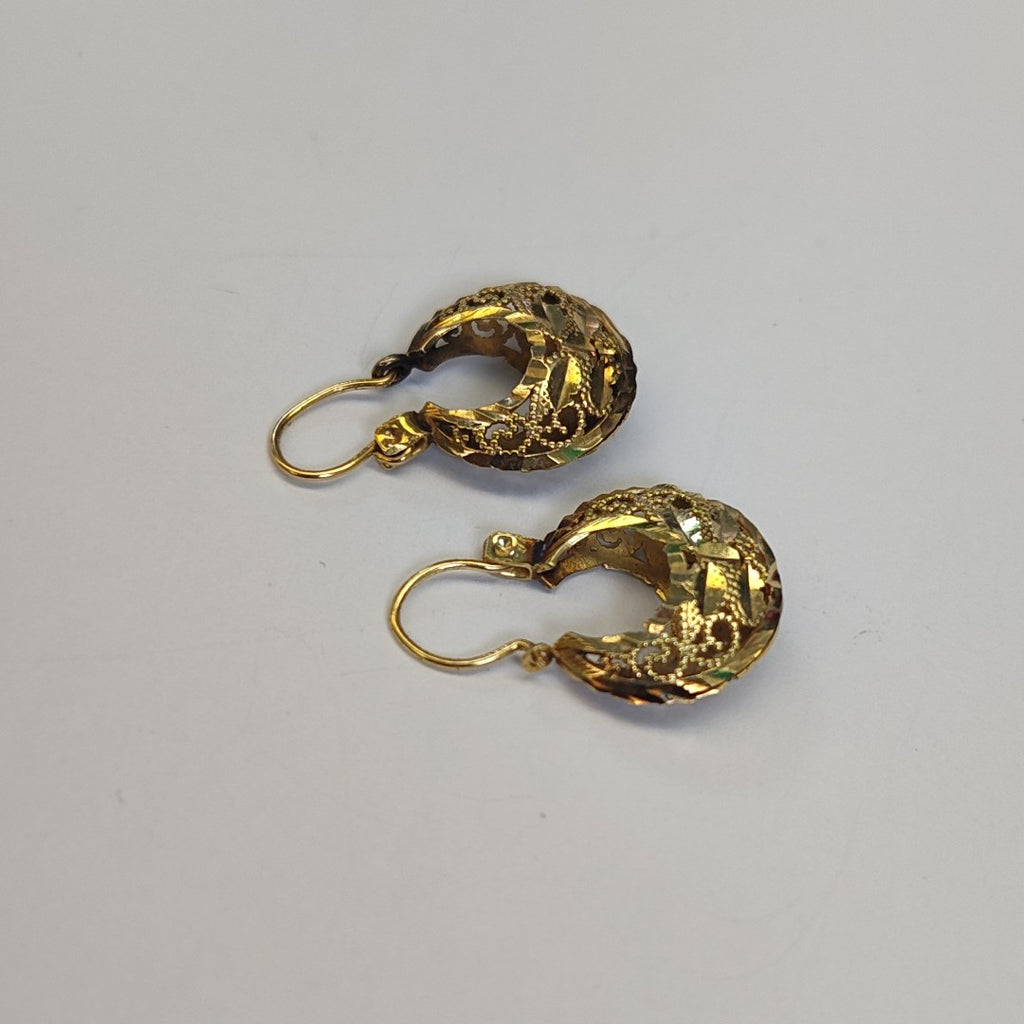ARRACADAS PAR ORO 14 K 2.3 GRMS (SEMINUEVO)