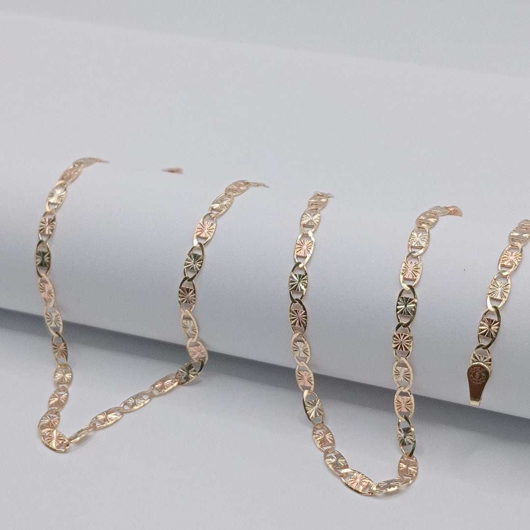 CADENA ORO COMBINADO 10 K 6.8 GRMS (SEMINUEVO)