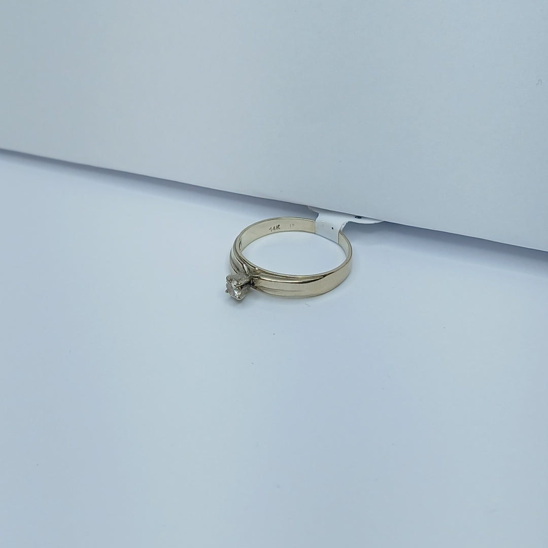 SOLITARIO ORO 14 K 2.1 GRMS (SEMINUEVO)