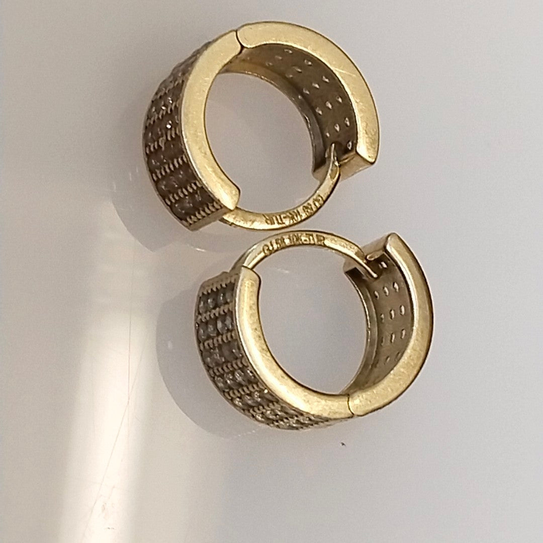 ARRACADAS PAR ORO 10 K 2 GRMS (SEMINUEVO)