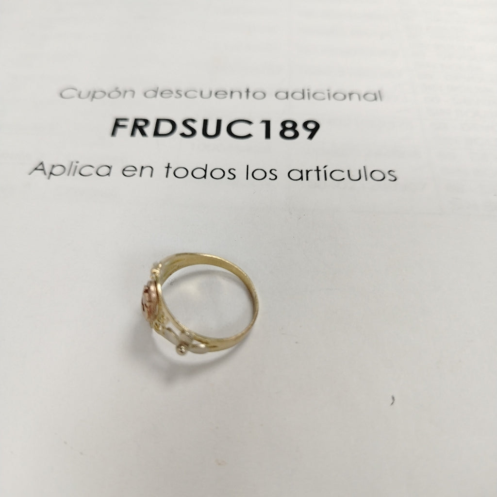 ANILLITO ORO COMBINADO 10 K 2.5 GRMS (SEMINUEVO)