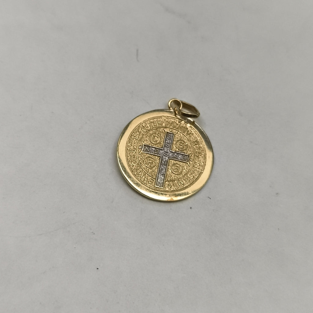 MEDALLA RELIGIOSA ORO 14 K 1.9 GRMS (SEMINUEVO)
