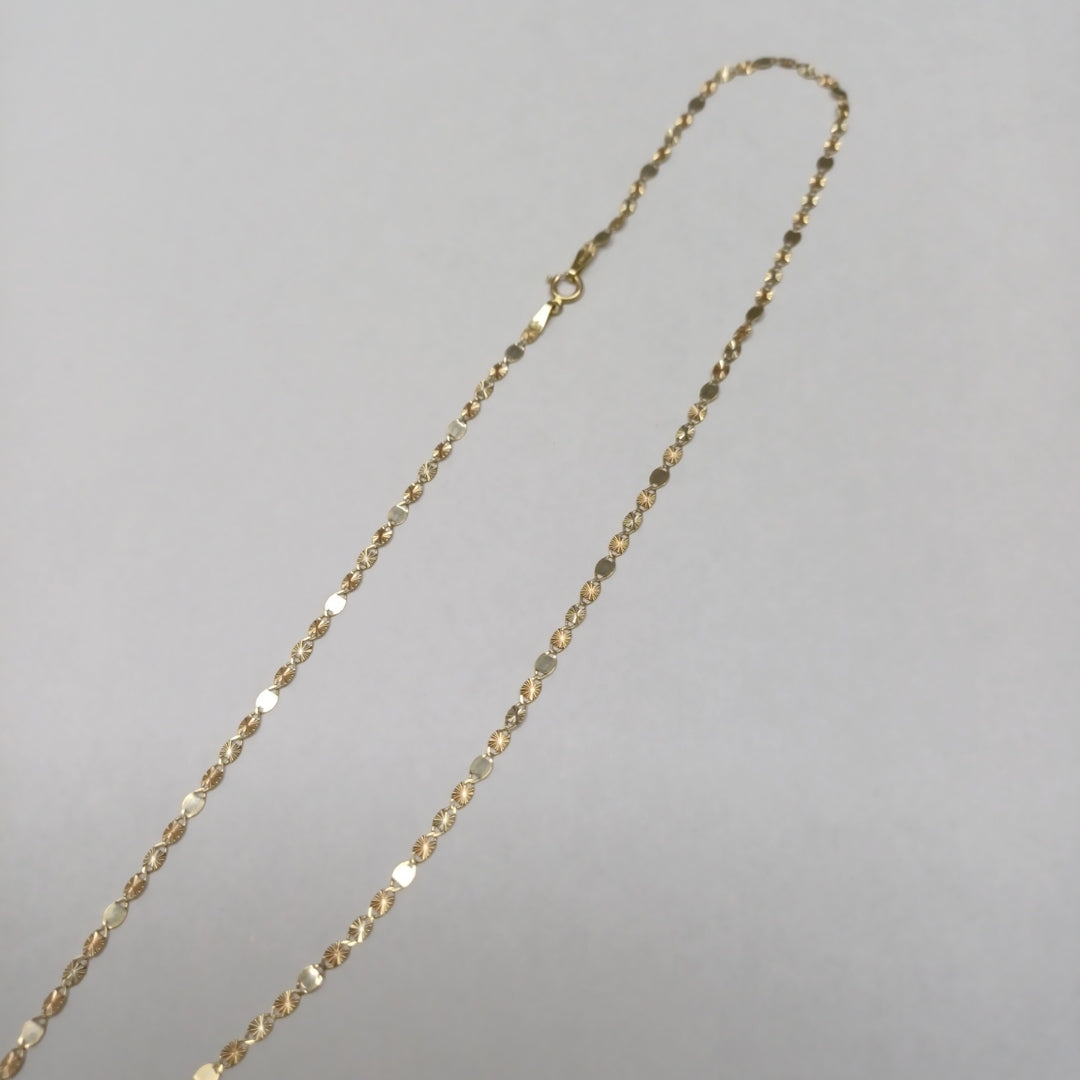 CADENA, DIJE ORO 14 K 3.7 GRMS (SEMINUEVO)