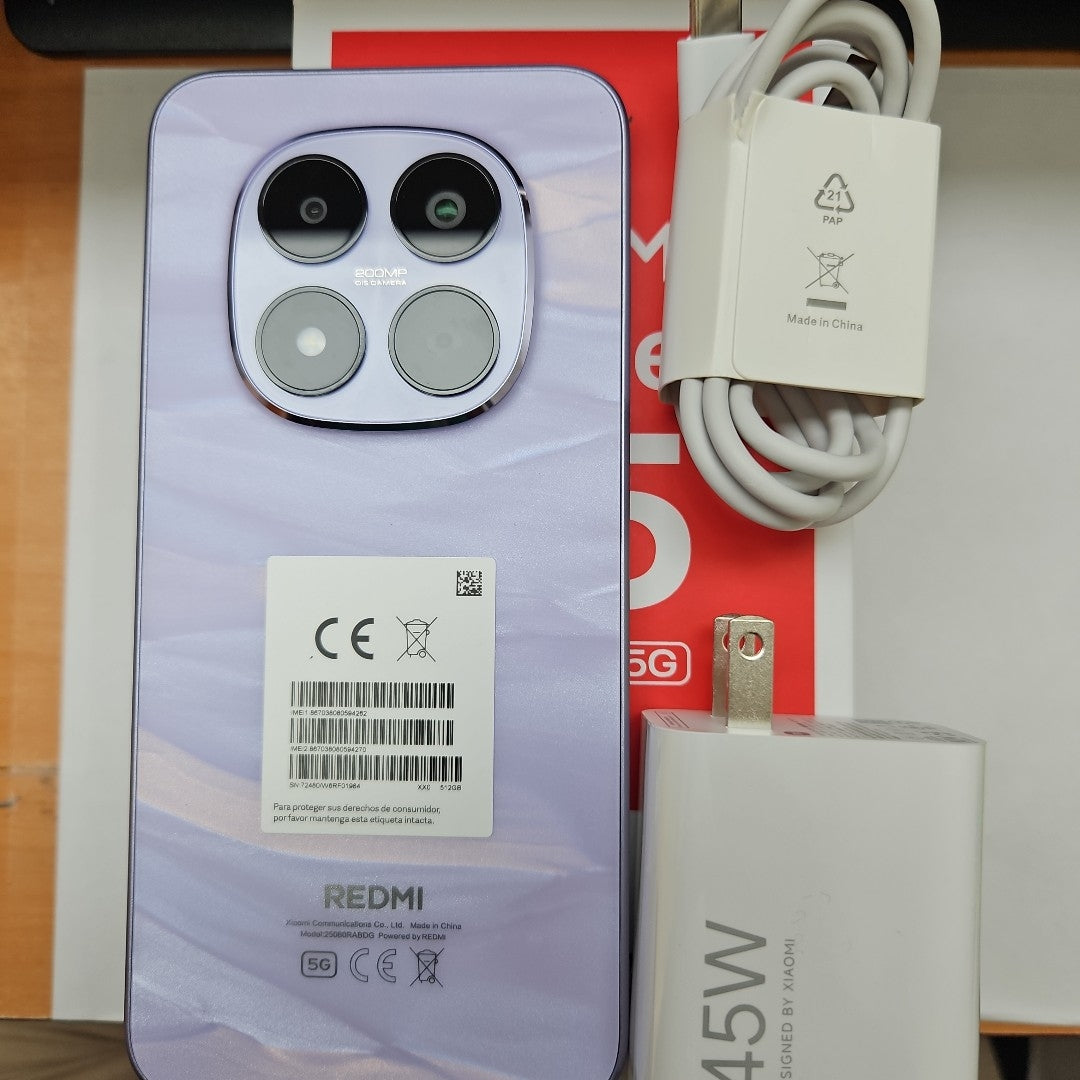 CELULAR XIAOMI REDMI NOTE 15 PRO 5G 25080RABDG (2026) 512 GB 8 GB RAM (SEMINUEVO)