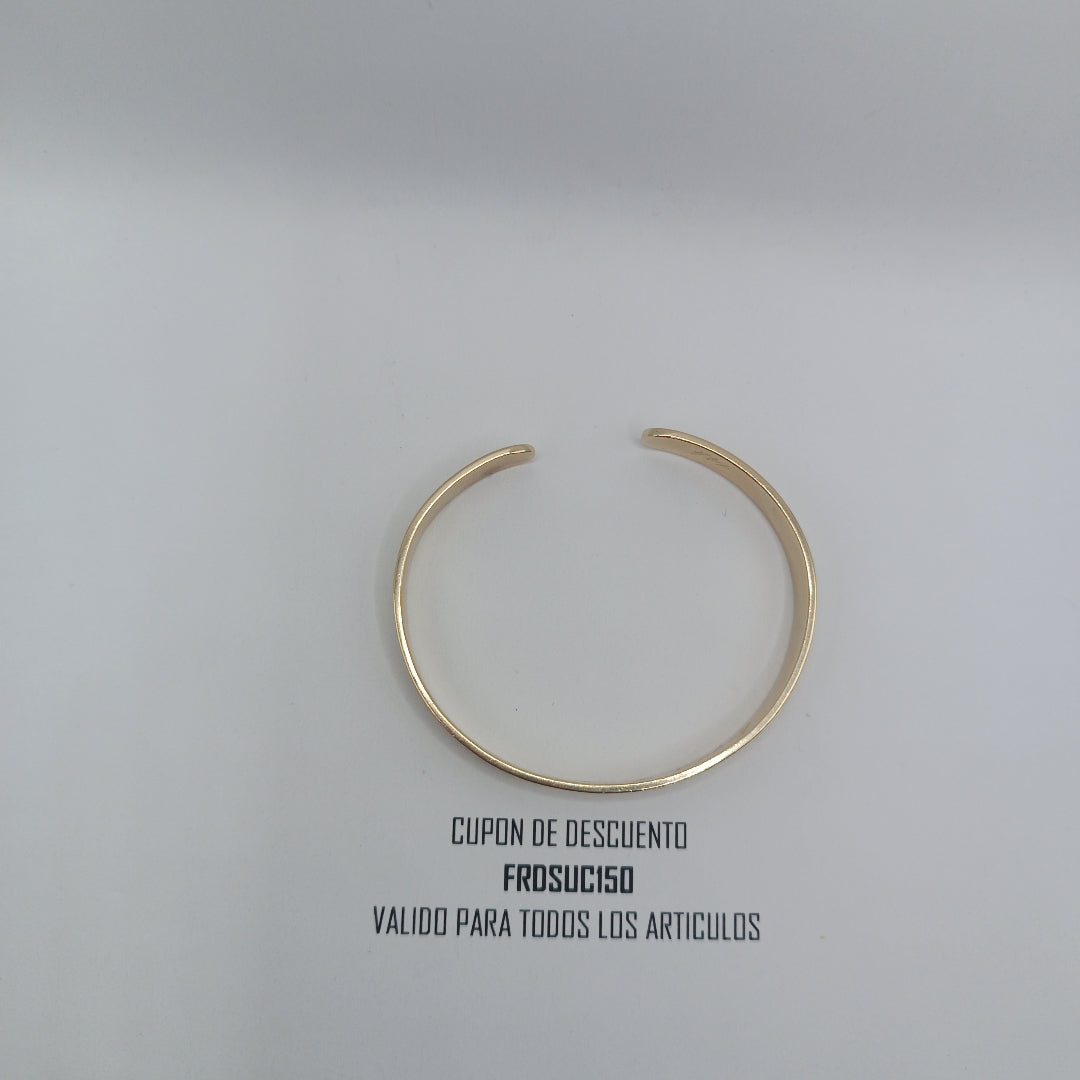 PULSERA RIGIDA ORO 14 K 23.2 GRMS (SEMINUEVO)