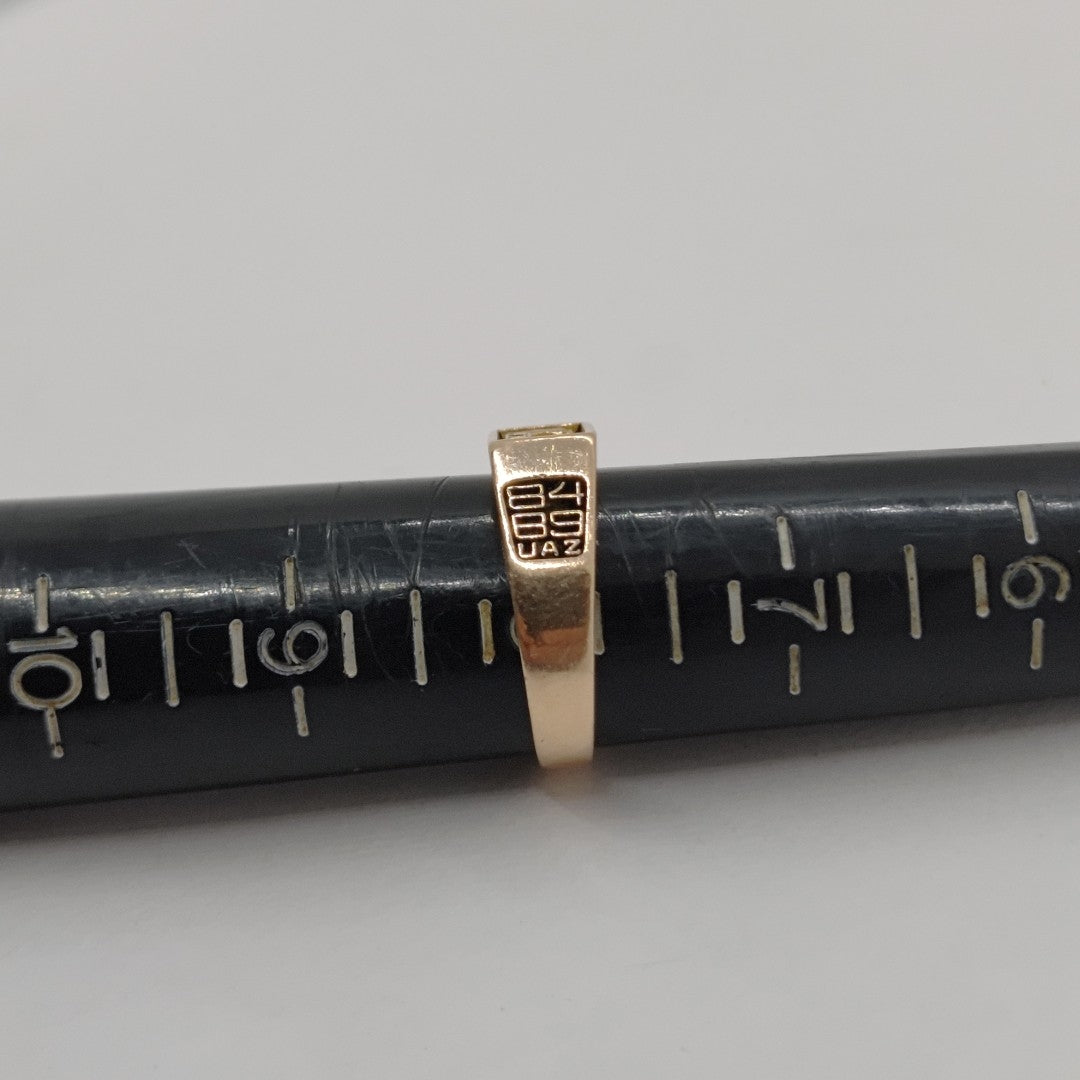 ANILLO DE GRADUACIÓN ORO 10 K 5.6 GRMS (SEMINUEVO)
