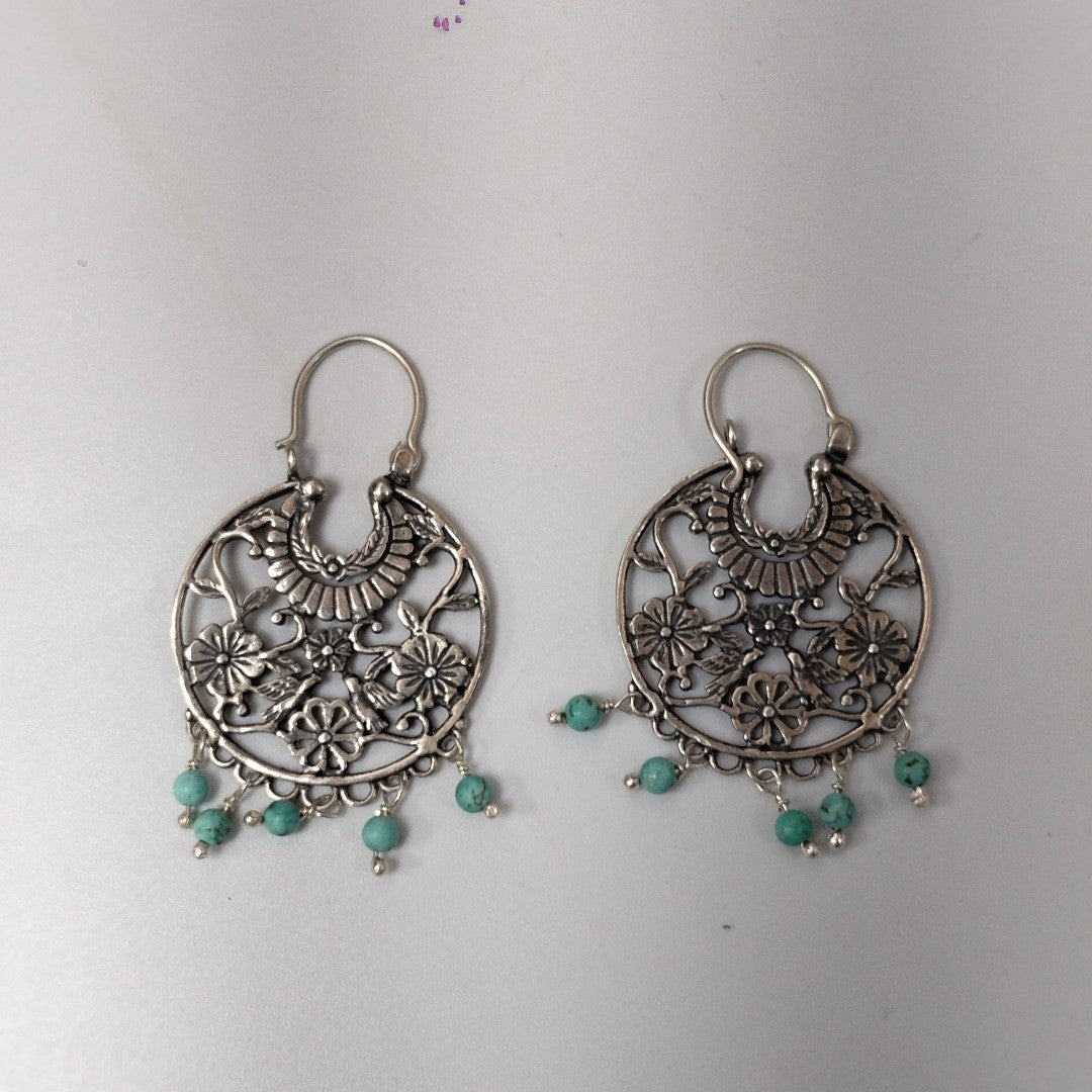ARETES PAR PLATA 11.8 GRMS (SEMINUEVO)
