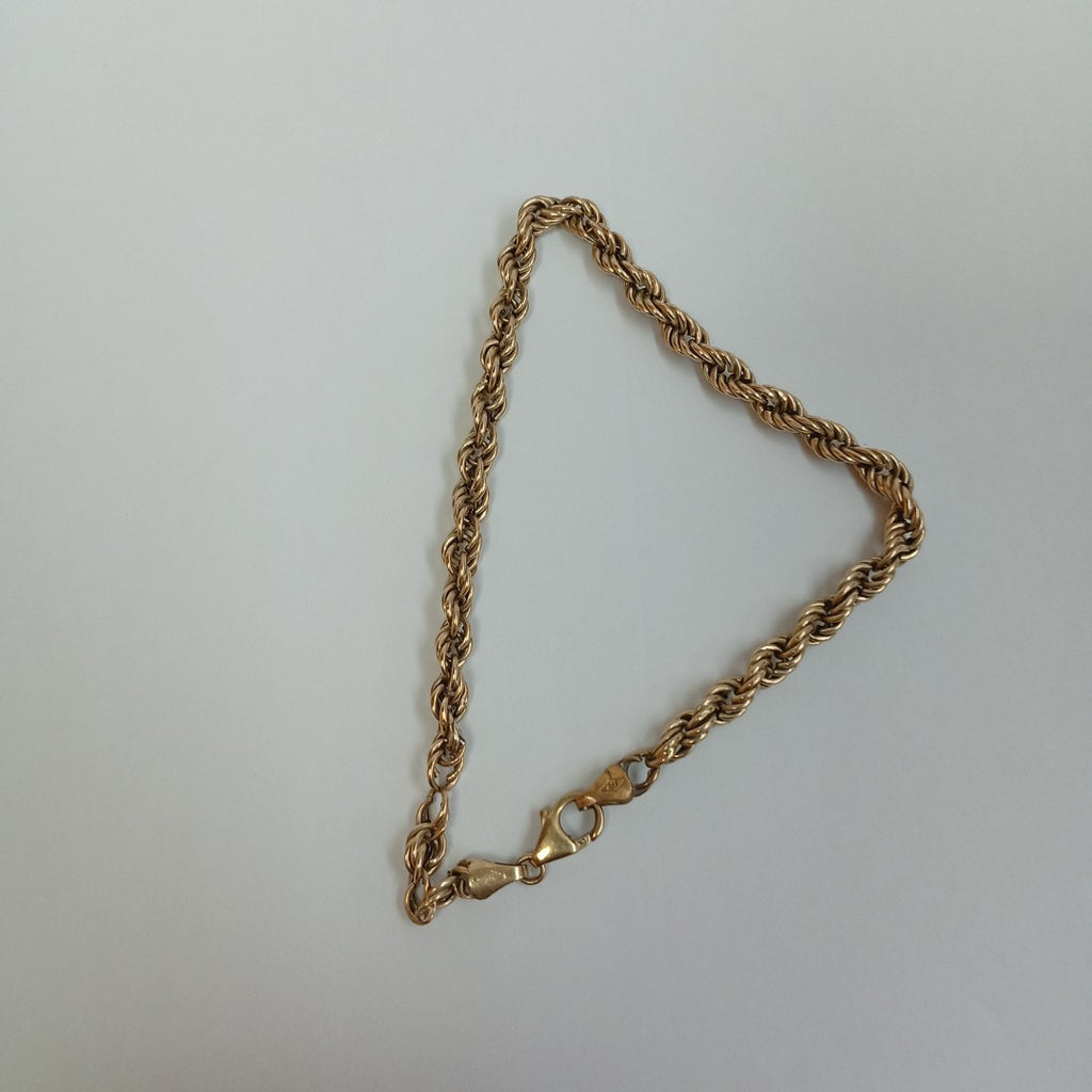 PULSERA, PULSERA RIGIDA ORO 10 K 4.8 GRMS (SEMINUEVO)