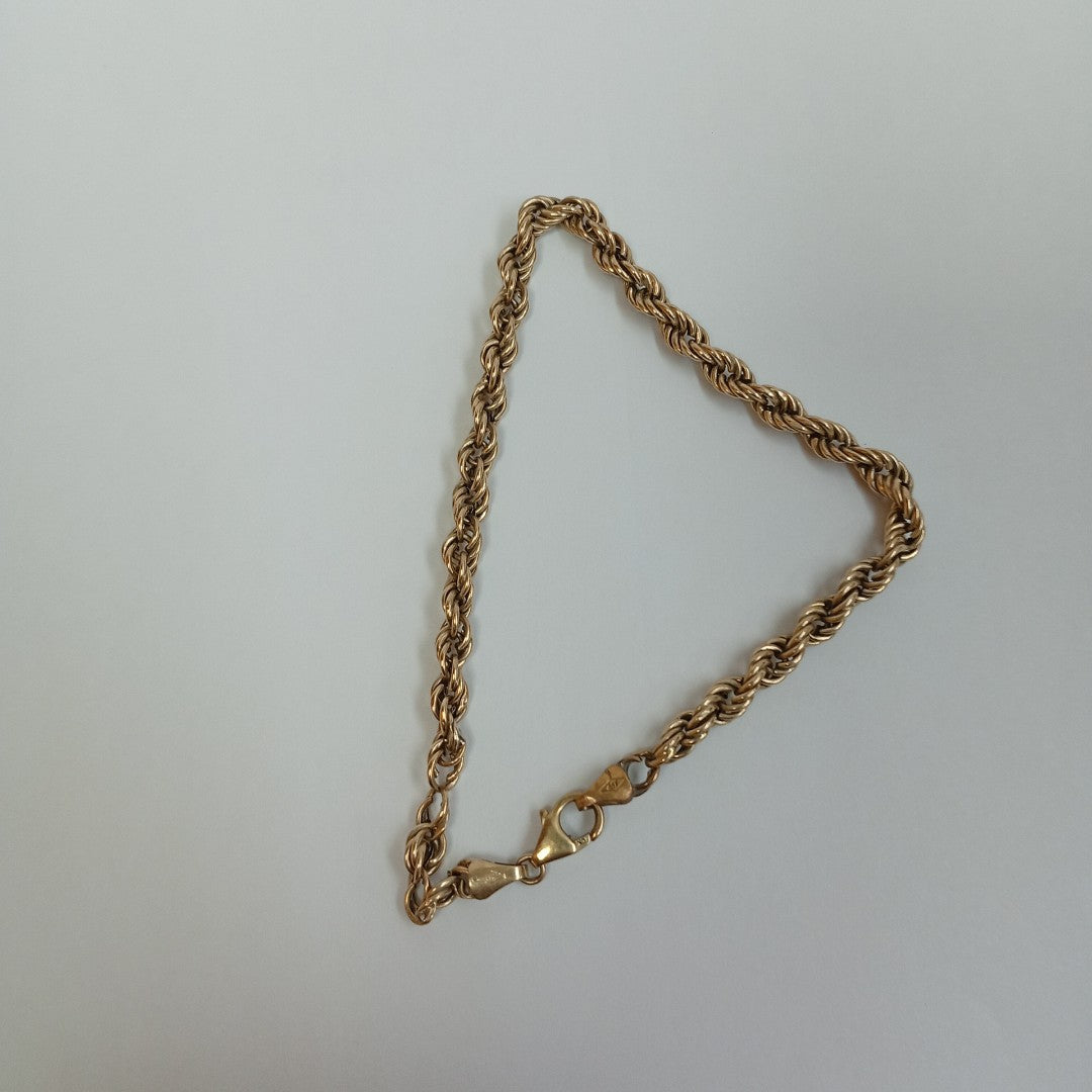 PULSERA, PULSERA RIGIDA ORO 10 K 4.8 GRMS (SEMINUEVO)