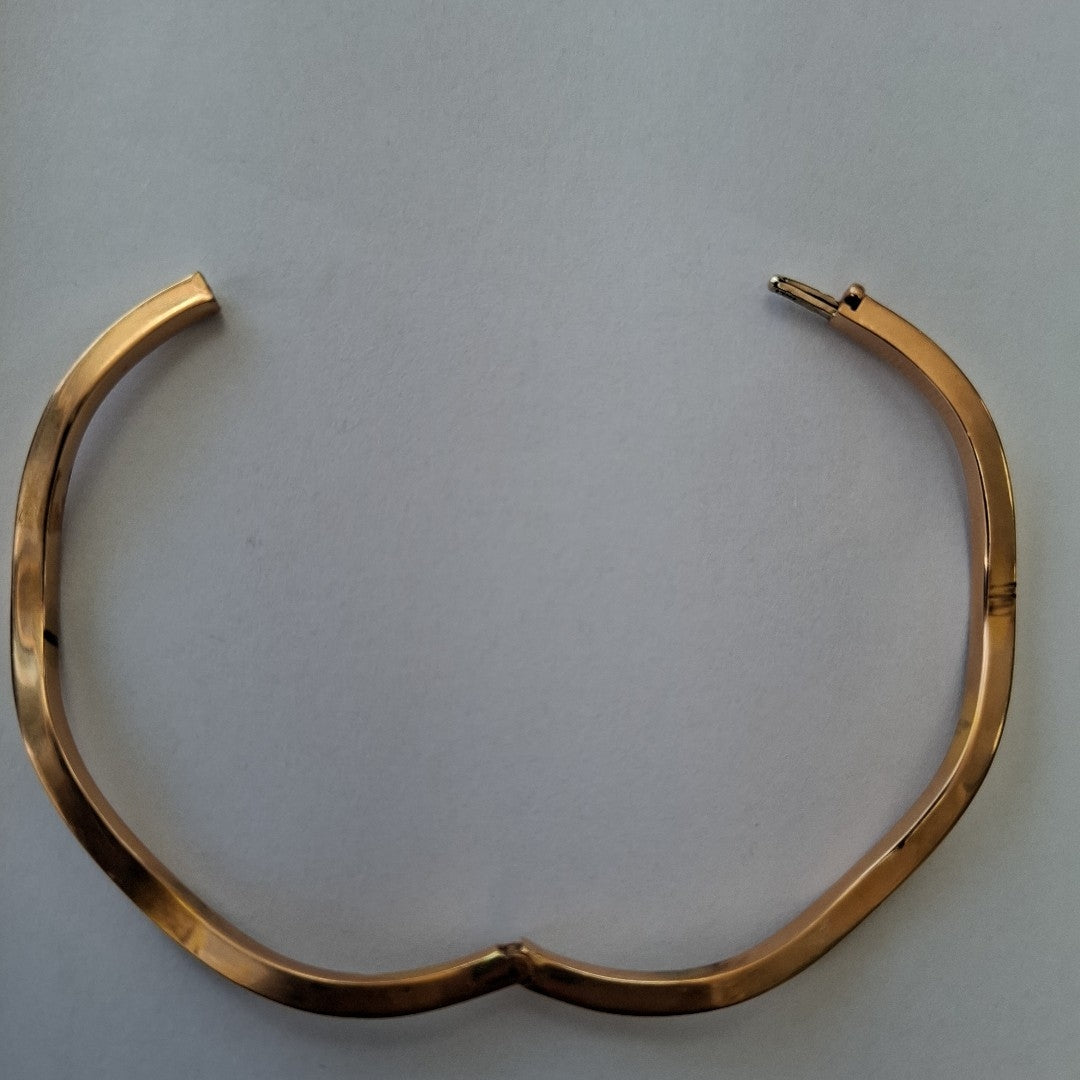 PULSERA RIGIDA ORO 14 K 5.6 GRMS (SEMINUEVO)