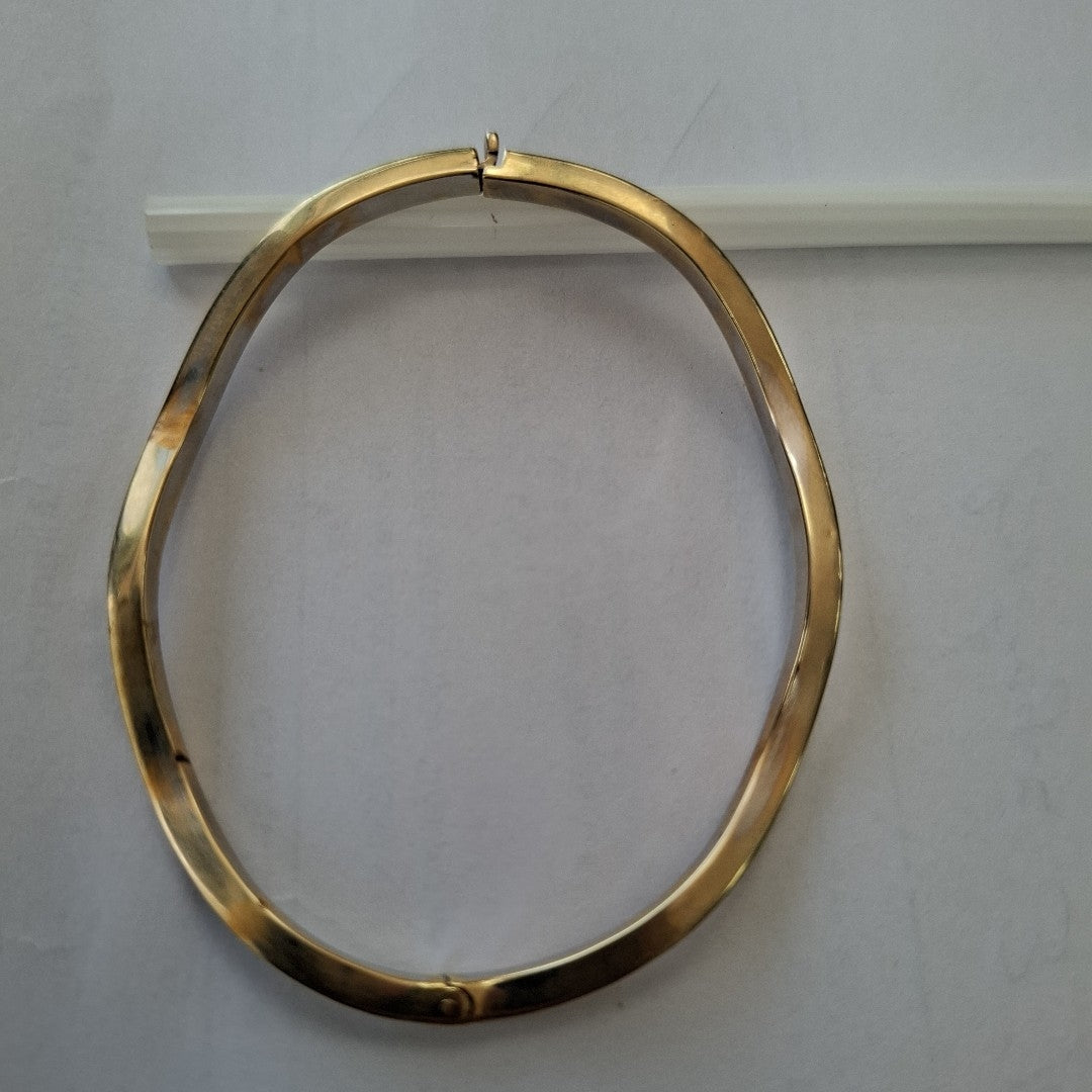 PULSERA RIGIDA ORO 14 K 5.4 GRMS (SEMINUEVO)