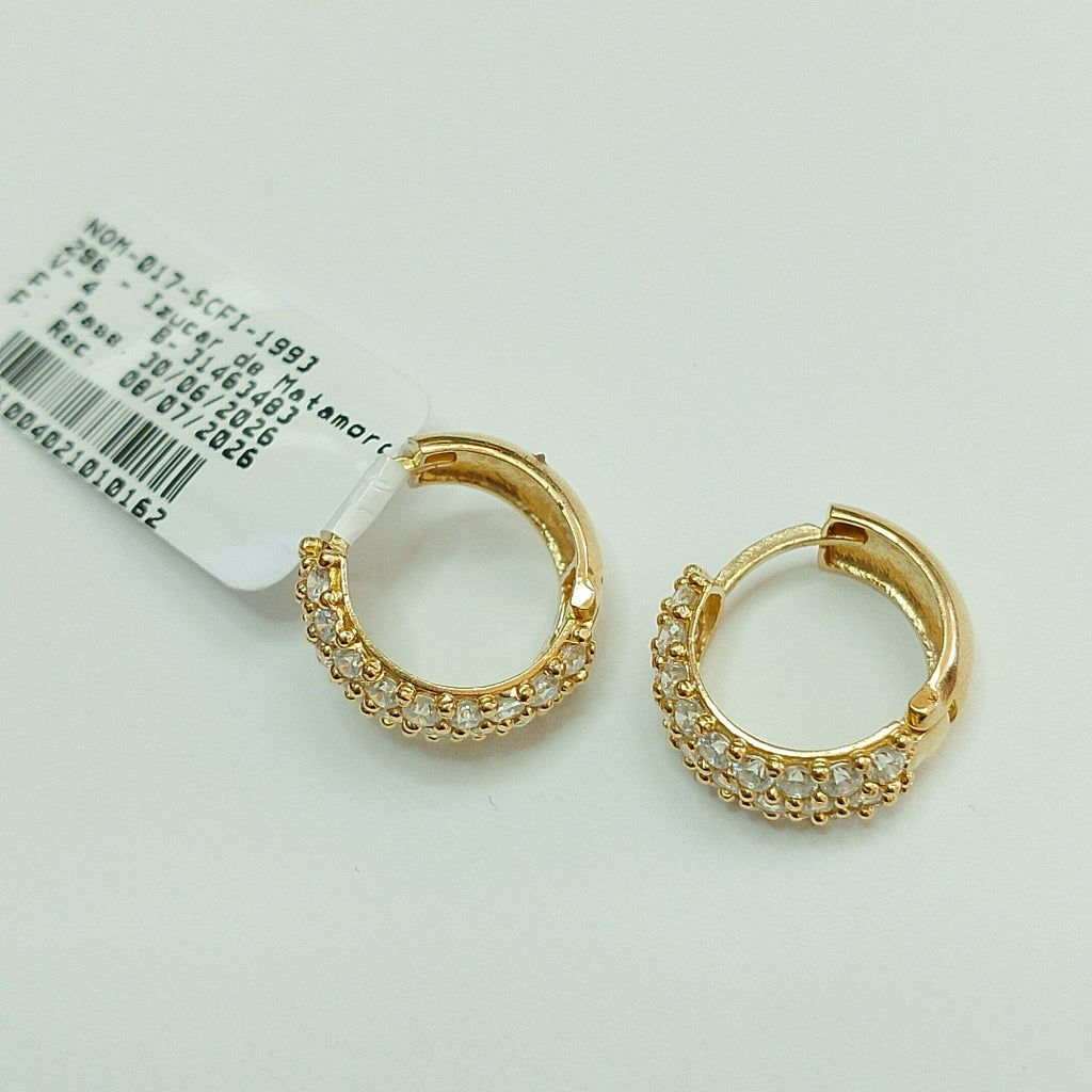 ARRACADAS PAR ORO 14 K 4 GRMS (SEMINUEVO)