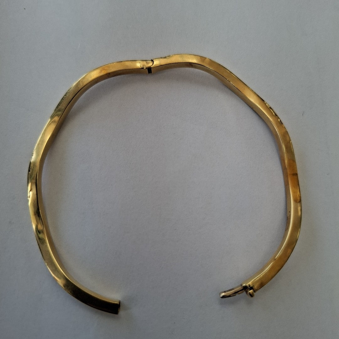 PULSERA RIGIDA ORO 14 K 5.3 GRMS (SEMINUEVO)