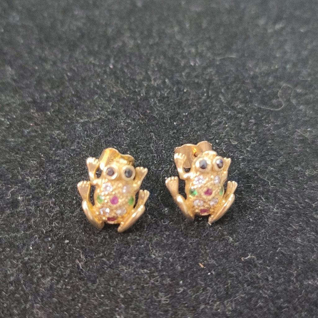 BROQUELES PAR ORO 14 K 2.9 GRMS (SEMINUEVO)