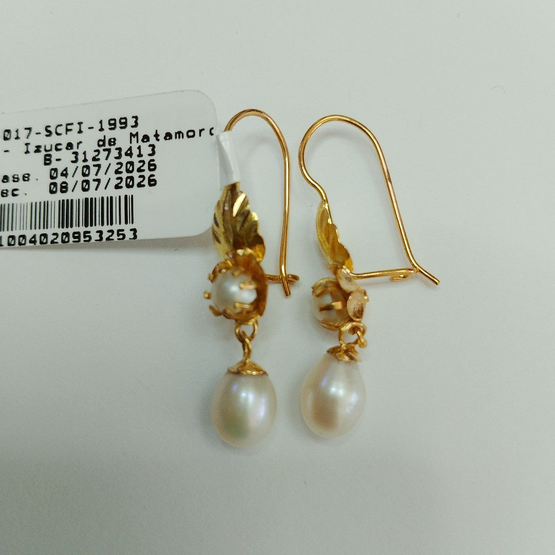 ARETES PAR ORO 10 K 2.4 GRMS (SEMINUEVO)