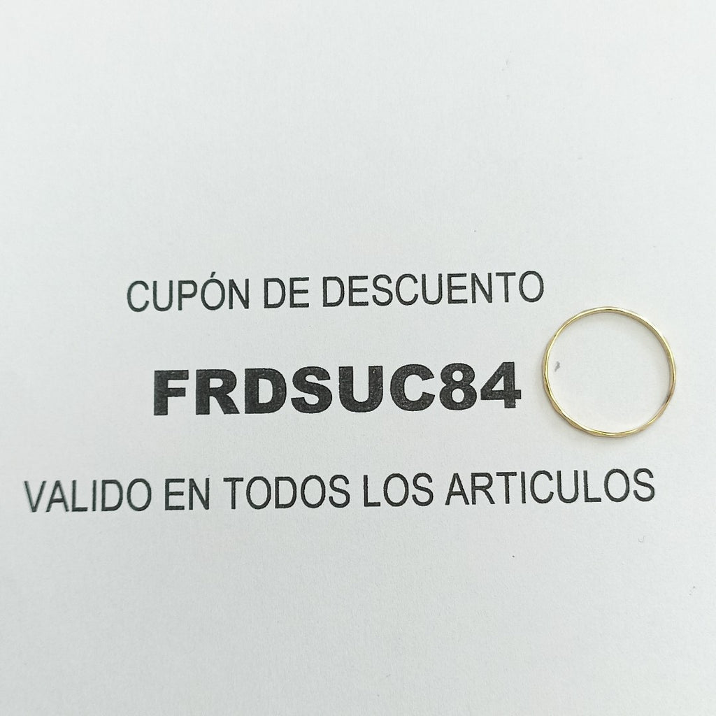ANILLITO ORO 14 K 0,70 GRMS (SEMINUEVO)