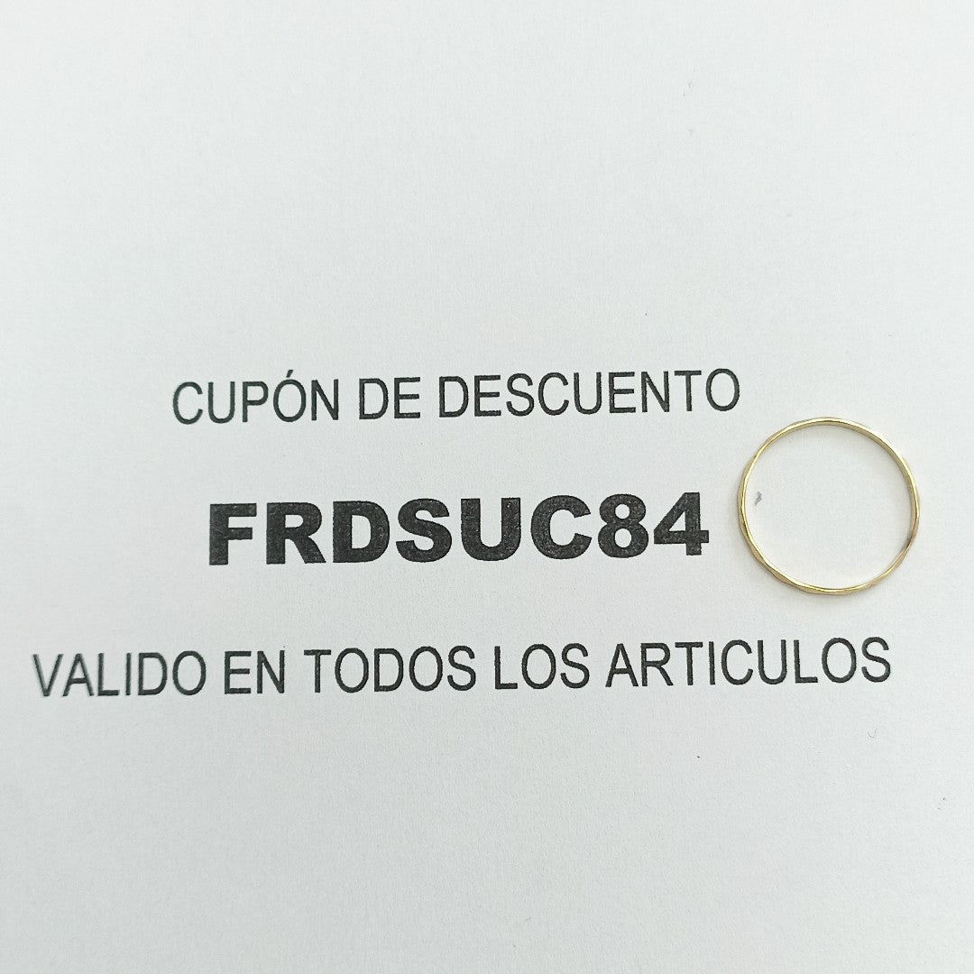 ANILLITO ORO 14 K 0,70 GRMS (SEMINUEVO)