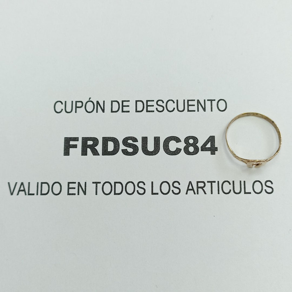 ANILLITO ORO 10 K 1,00 GRMS (SEMINUEVO)