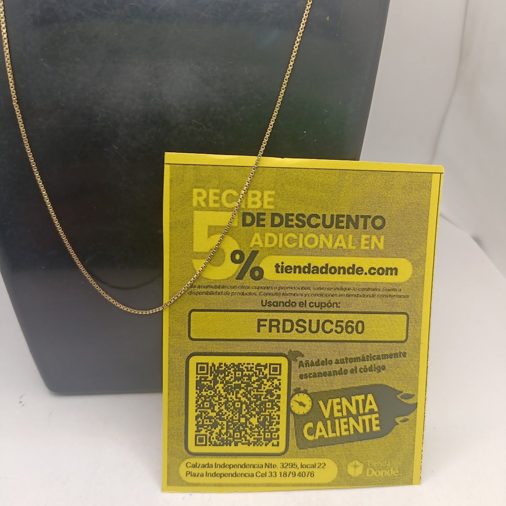 CADENA ORO 10 K 1.8 GRMS (SEMINUEVO)