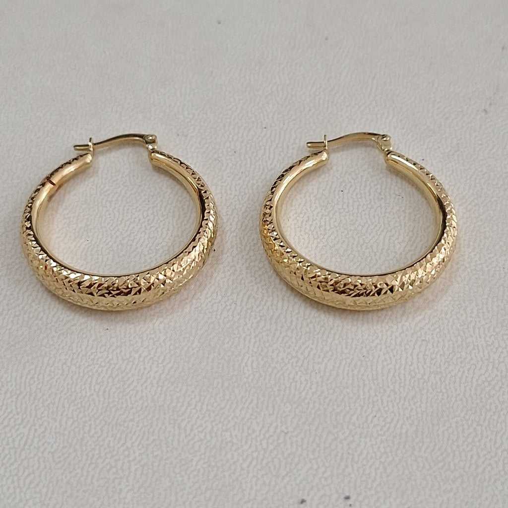 ARRACADAS PAR ORO 10 K 2.6 GRMS (SEMINUEVO)