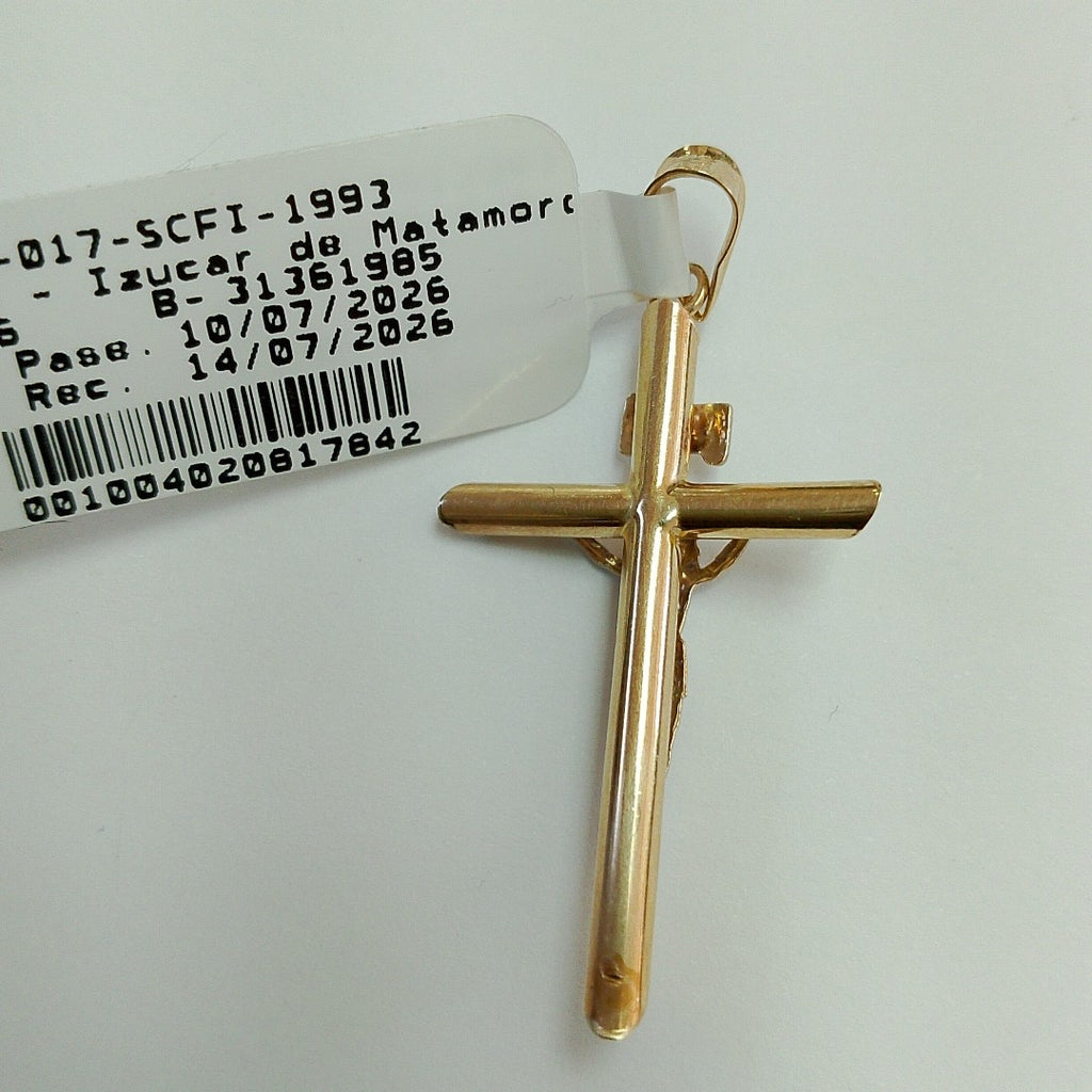 CRUCIFIJO ORO 14 K 1.2 GRMS (SEMINUEVO)