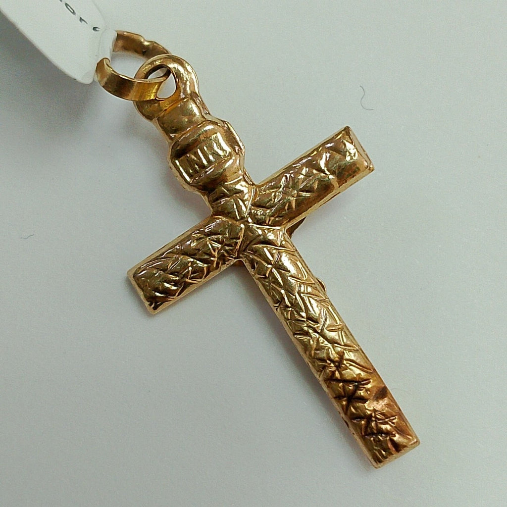 CRUCIFIJO ORO,ORO COMBINADO 10 K 1,50 GRMS (SEMINUEVO)