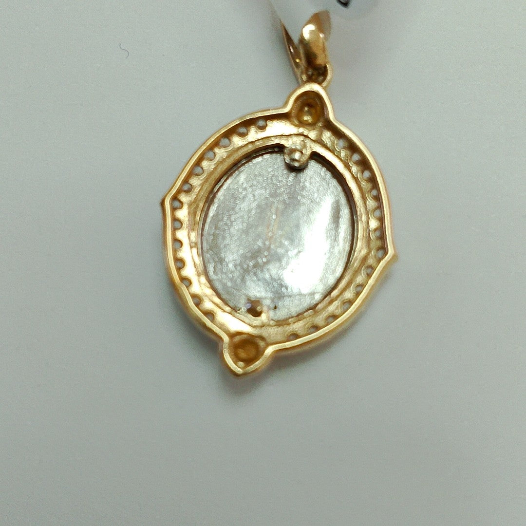 MEDALLA RELIGIOSA ORO 14 K 3.2 GRMS (SEMINUEVO)