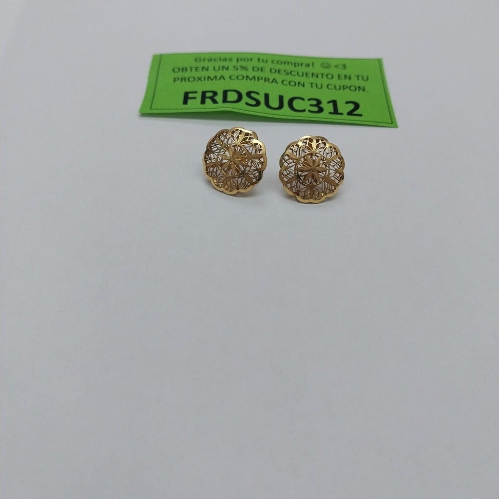 ARETES PAR ORO 18 K 1.9 GRMS (SEMINUEVO)