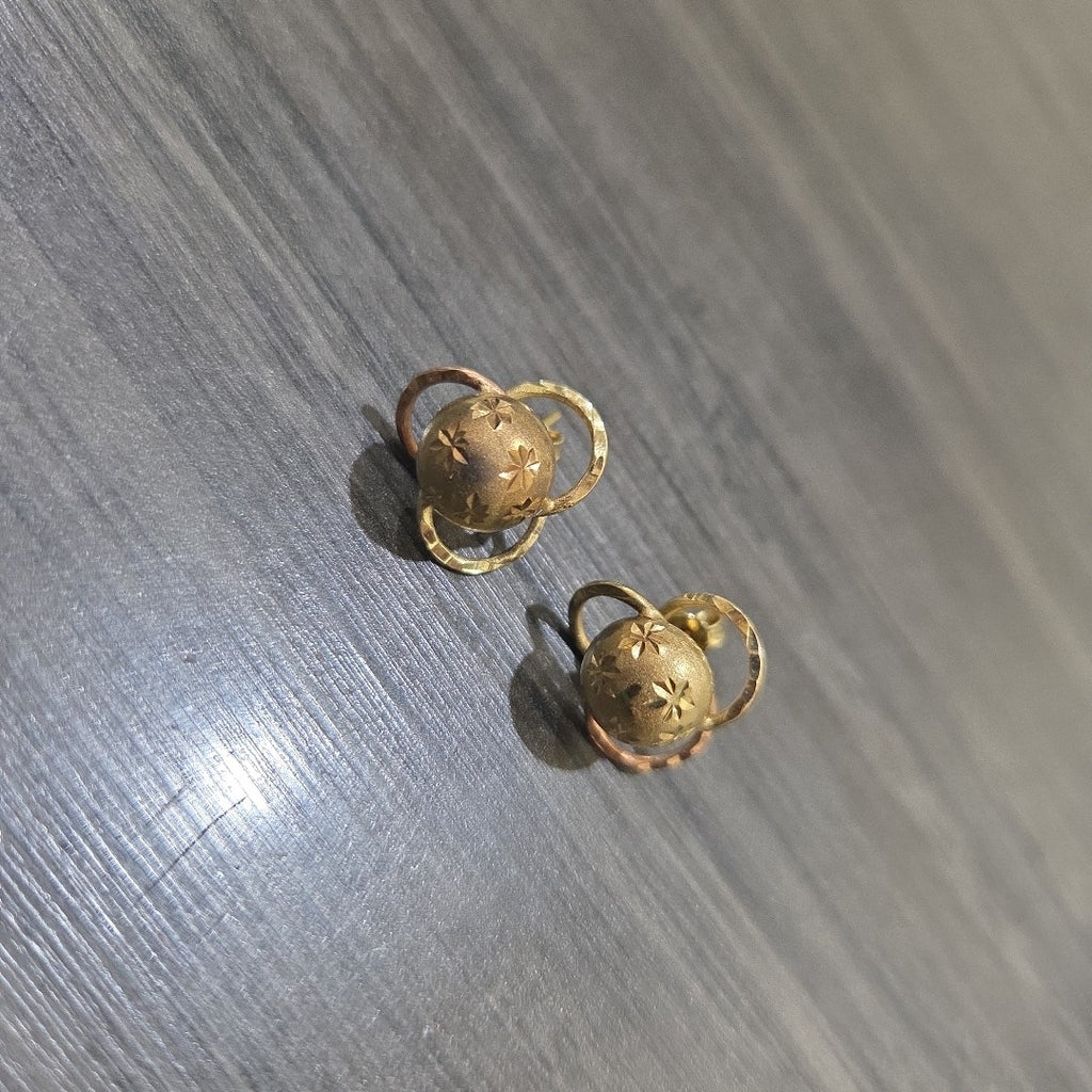 ARETES PAR ORO 10 K 2.8 GRMS (SEMINUEVO)