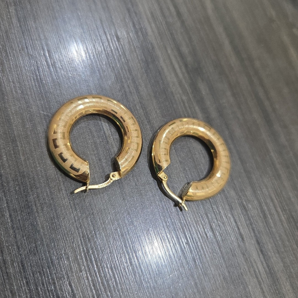 ARRACADAS PAR ORO 14 K 3.6 GRMS (SEMINUEVO)