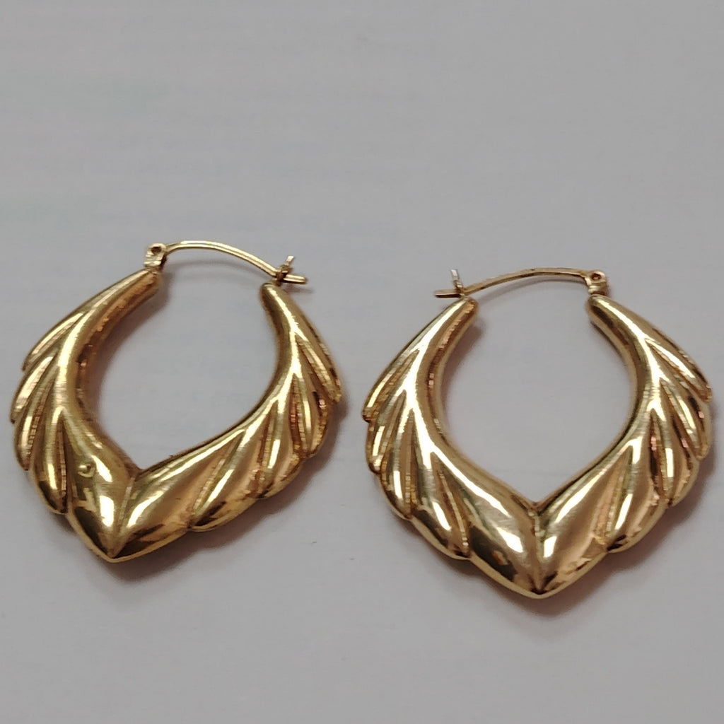 ARRACADAS PAR ORO 14 K 4.4 GRMS (SEMINUEVO)