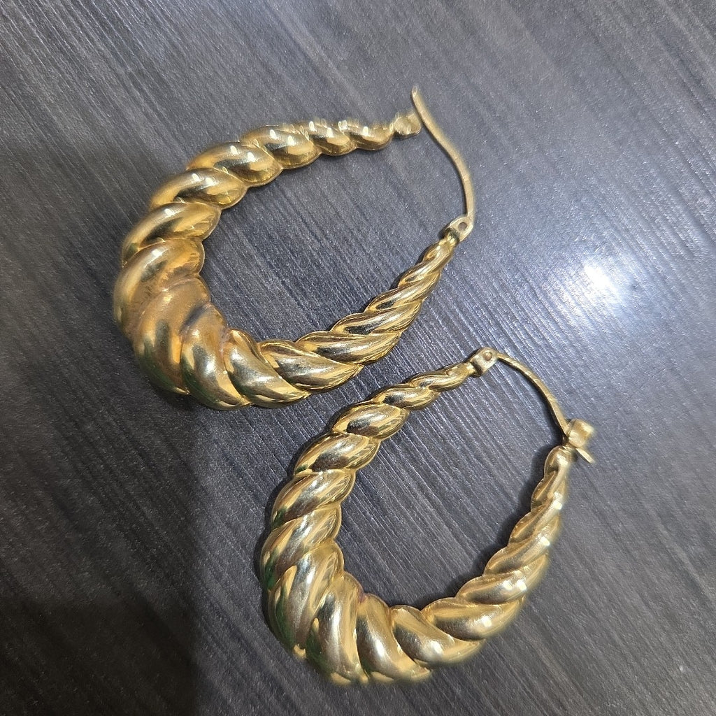 ARRACADAS PAR ORO 14 K 4 GRMS (SEMINUEVO)