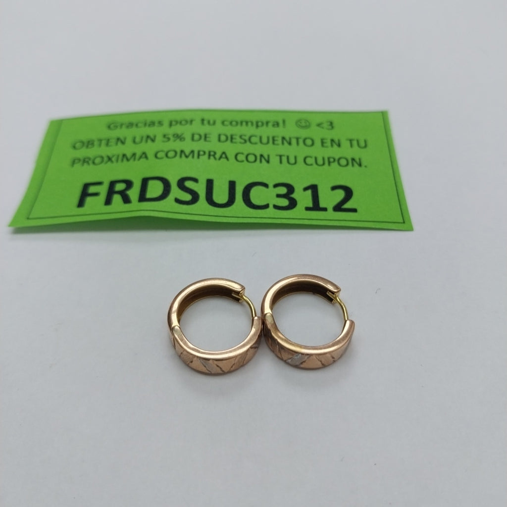 ARRACADAS PAR ORO 10 K 1.4 GRMS (SEMINUEVO)