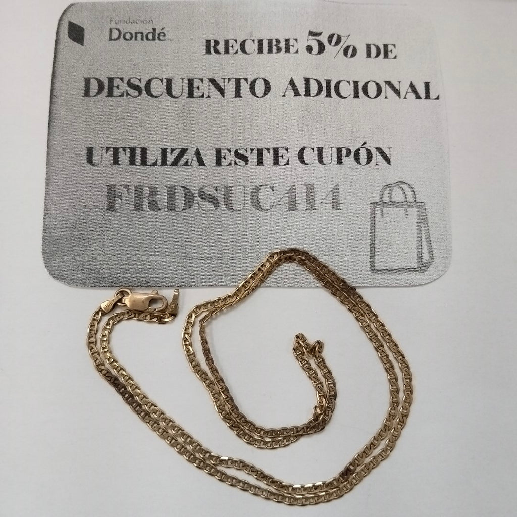 CADENA ORO 10 K 4,60 GRMS (SEMINUEVO)
