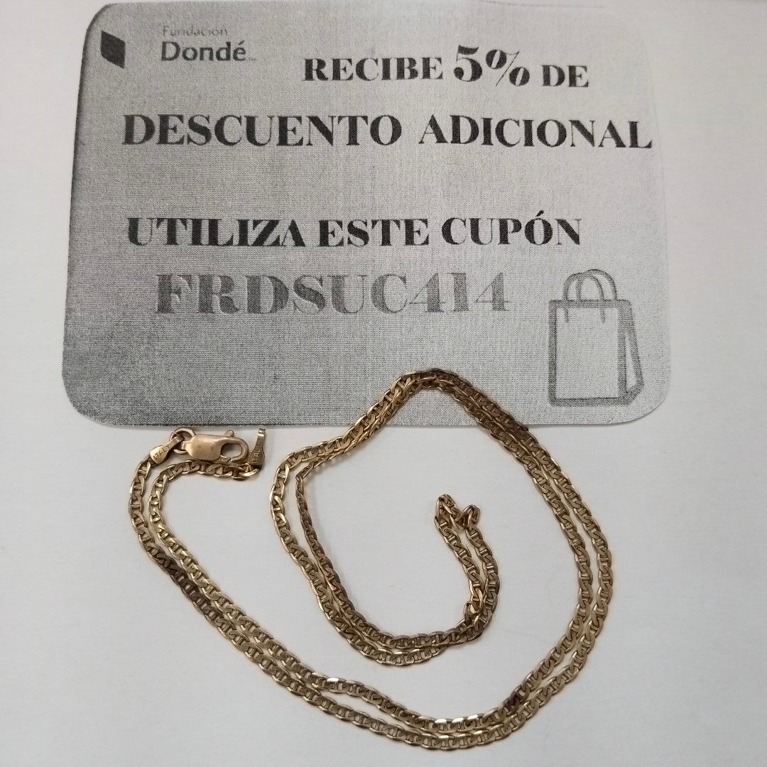 CADENA ORO 10 K 4,60 GRMS (SEMINUEVO)