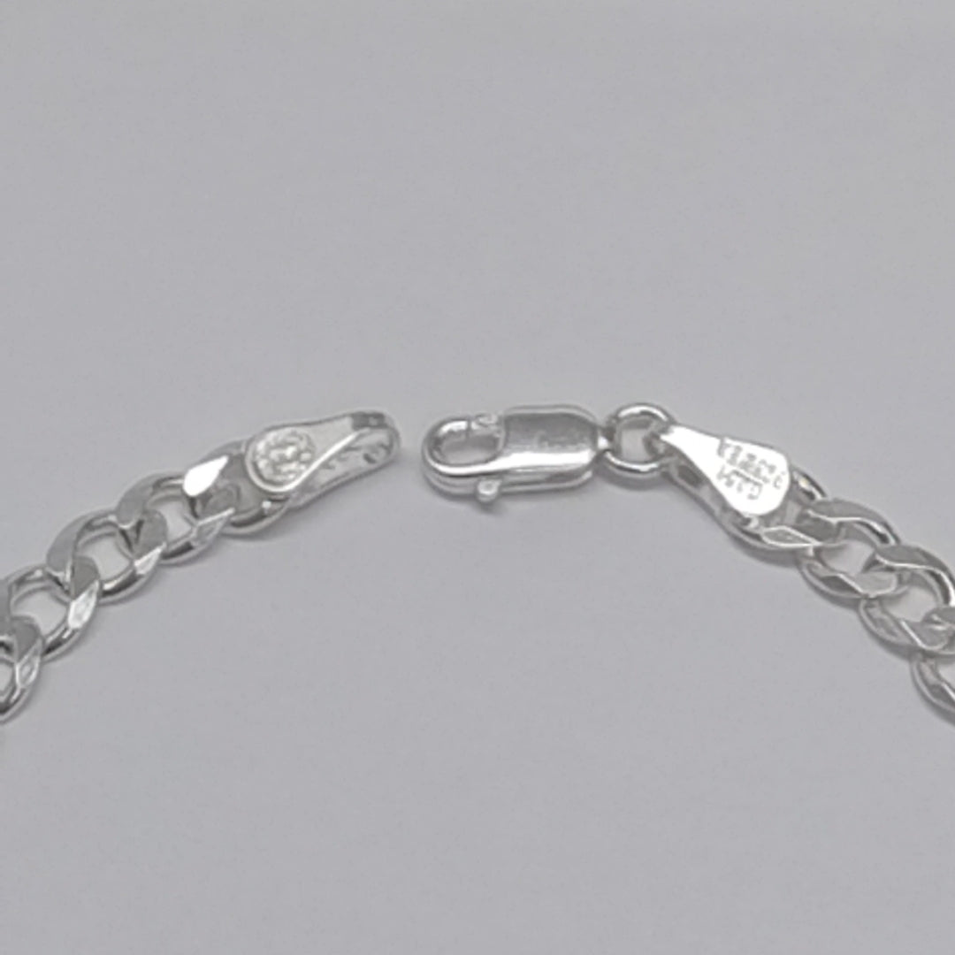 PULSERA BARBADA PLATA .925 21 CM 7.23 GR (NUEVO)