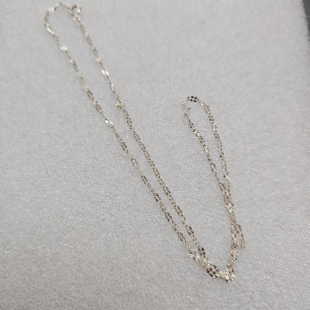 CADENA, PULSERA PLATA 8.9 GRMS (SEMINUEVO)