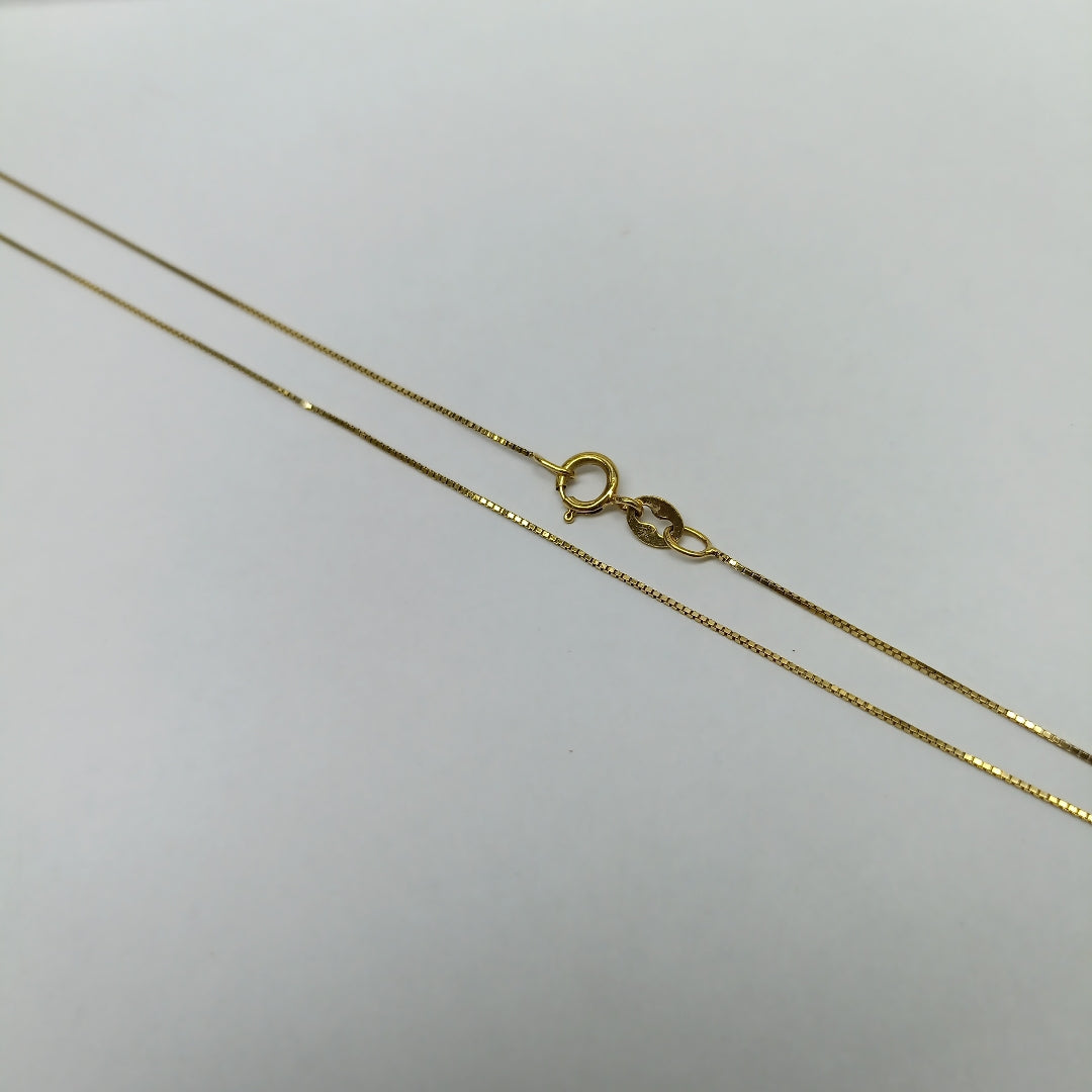 CADENA ORO 14 K 0.9 GRMS (SEMINUEVO)