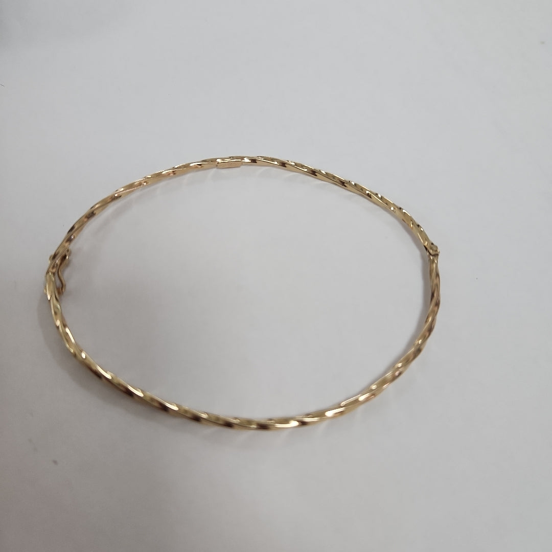 PULSERA RIGIDA ORO 14 K 3.7 GRMS (SEMINUEVO)