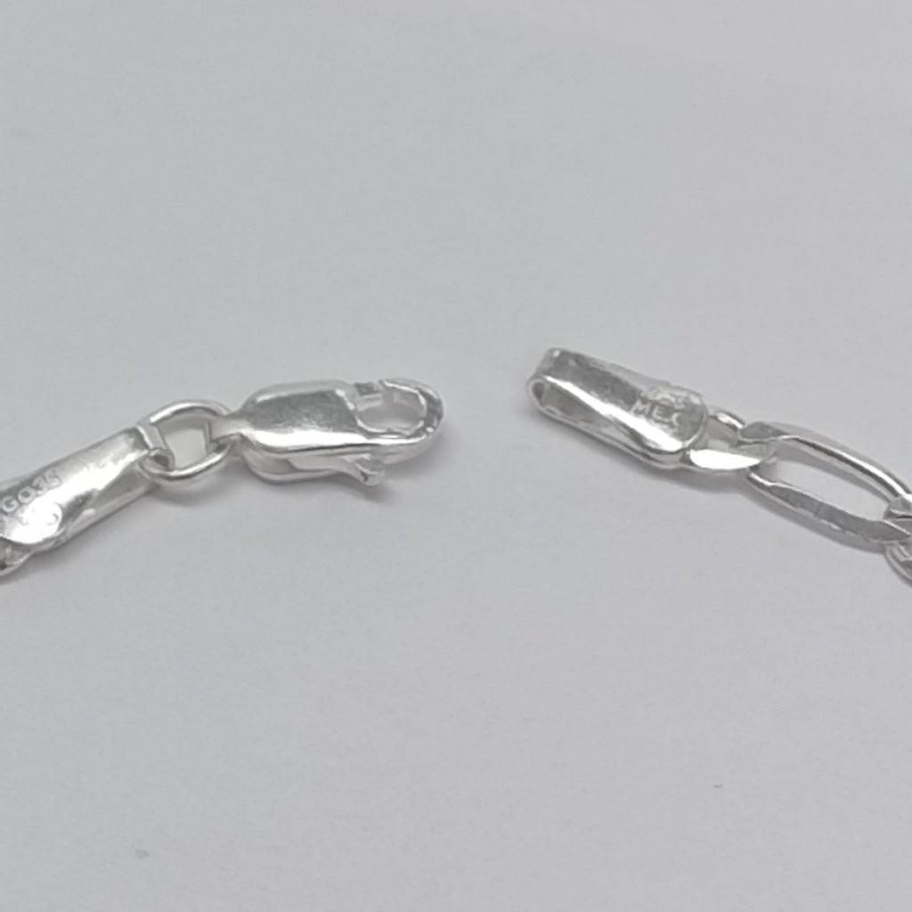 PULSERA TEJIDO 1X1 PLATA .925 18 CM 3.5 GR (NUEVO)