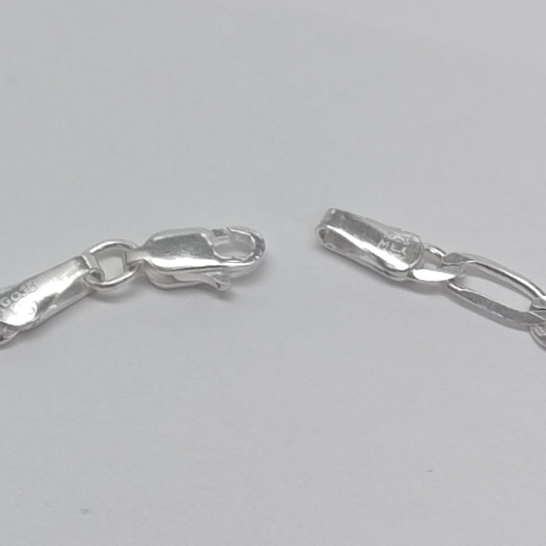 PULSERA TEJIDO 1X1 PLATA .925 18 CM 3.5 GR (NUEVO)