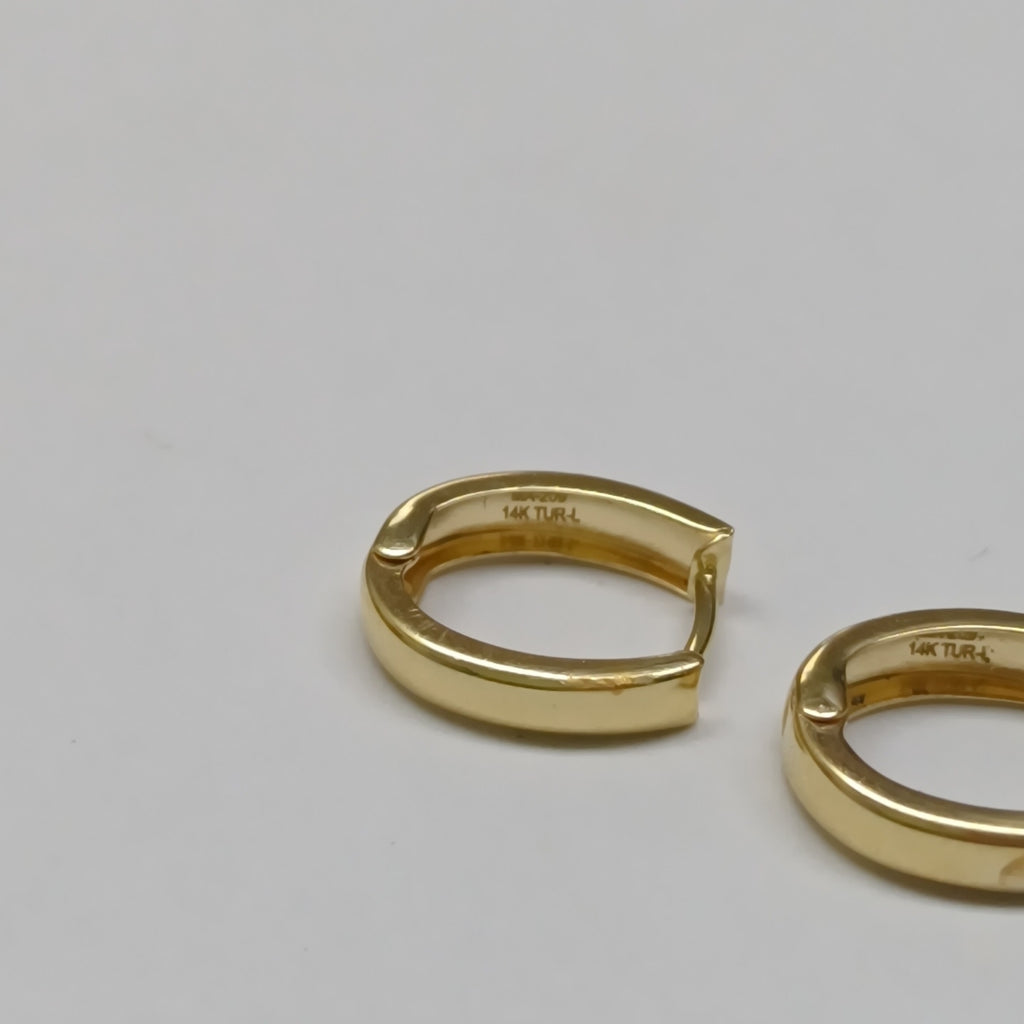 ARRACADAS PAR ORO 14 K 1.1 GRMS (SEMINUEVO)