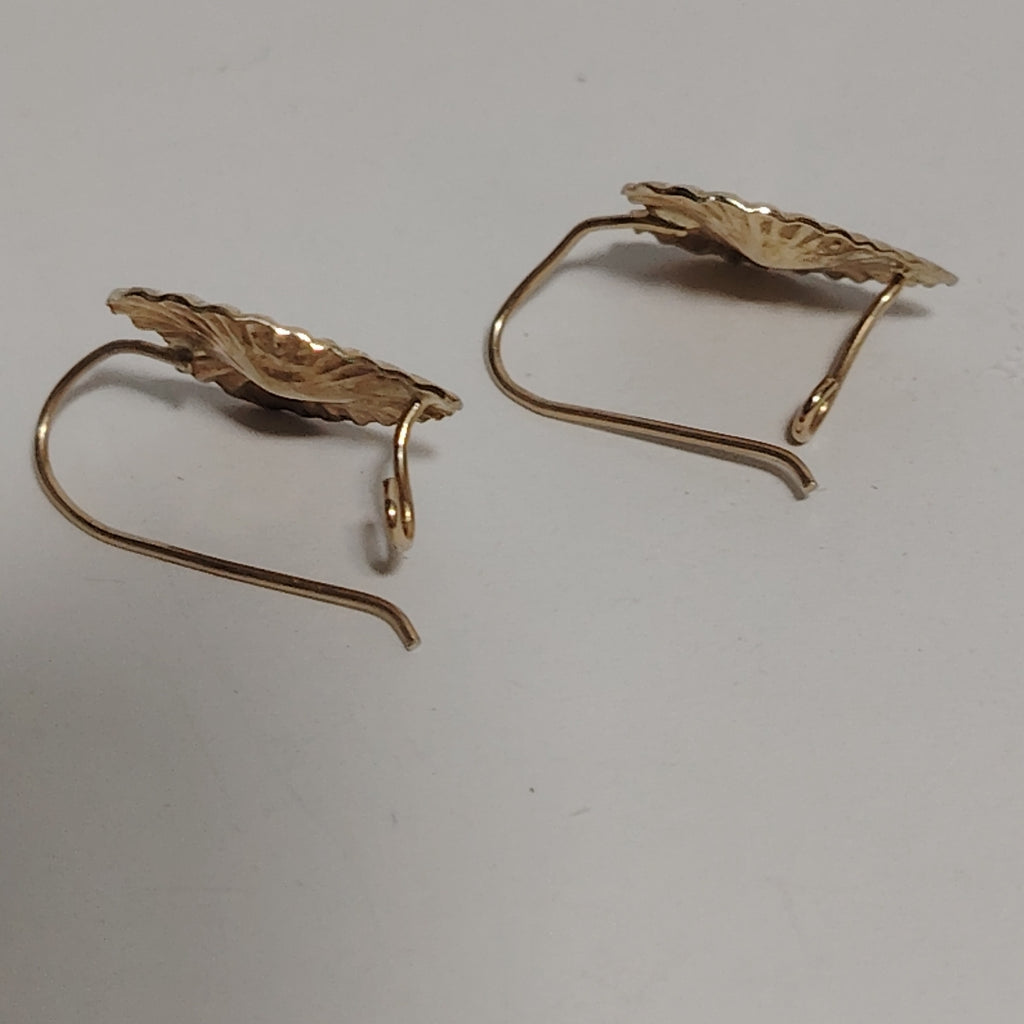 ARETES PAR ORO COMBINADO 10 K 1,40 GRMS (SEMINUEVO)