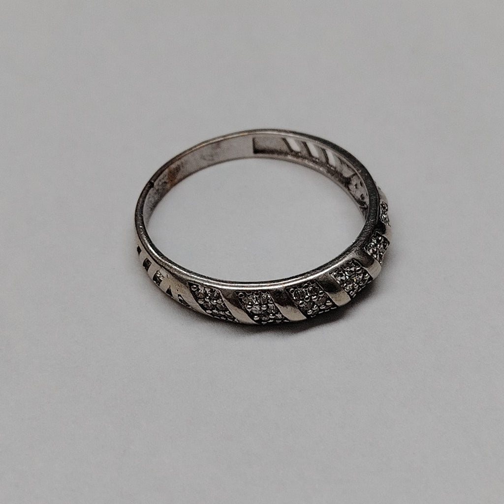 ANILLO ORO BLANCO 10 K 2,20 GRMS (SEMINUEVO)