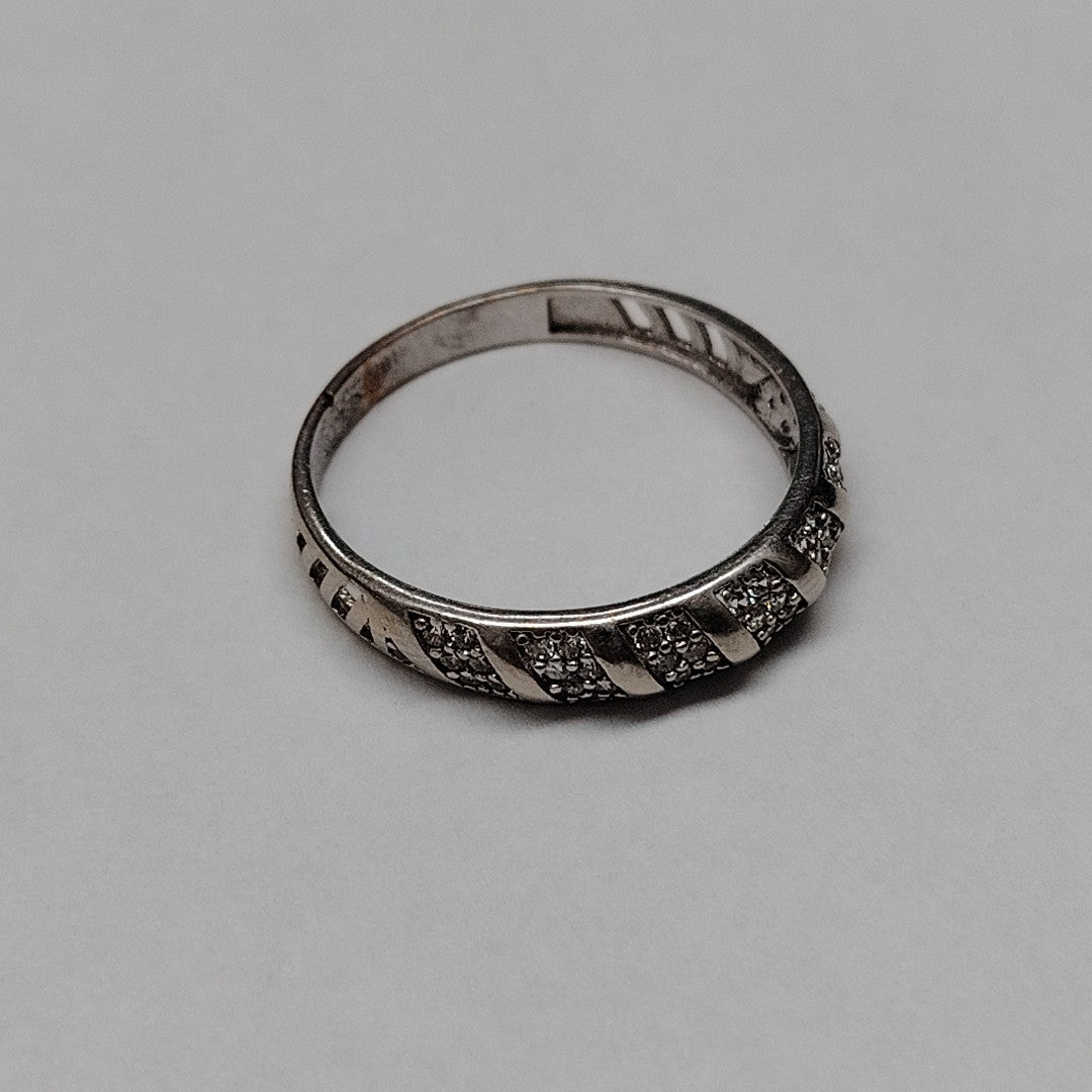 ANILLO ORO BLANCO 10 K 2,20 GRMS (SEMINUEVO)
