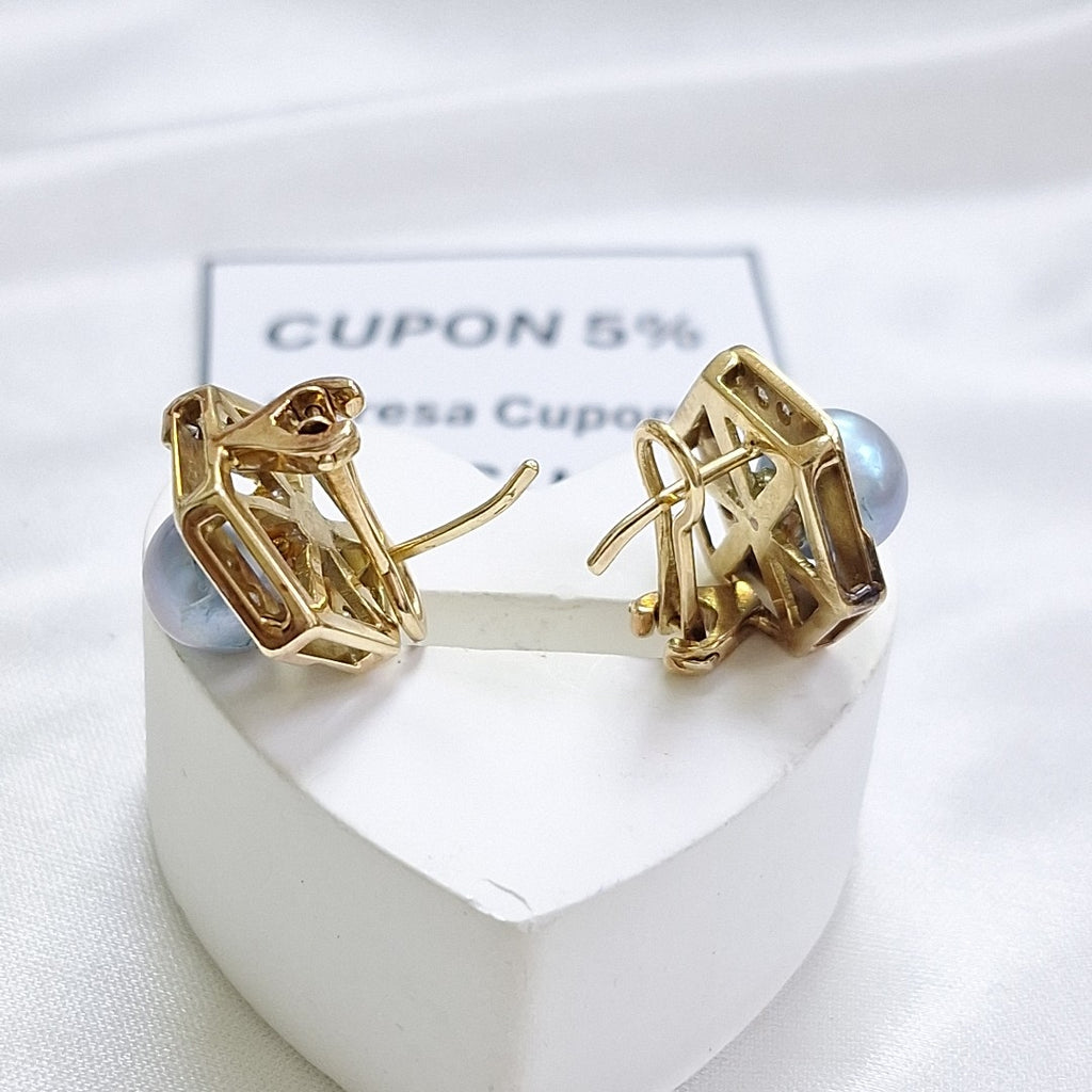 ARETES PAR ORO 14 K 8.5 GRMS (SEMINUEVO)