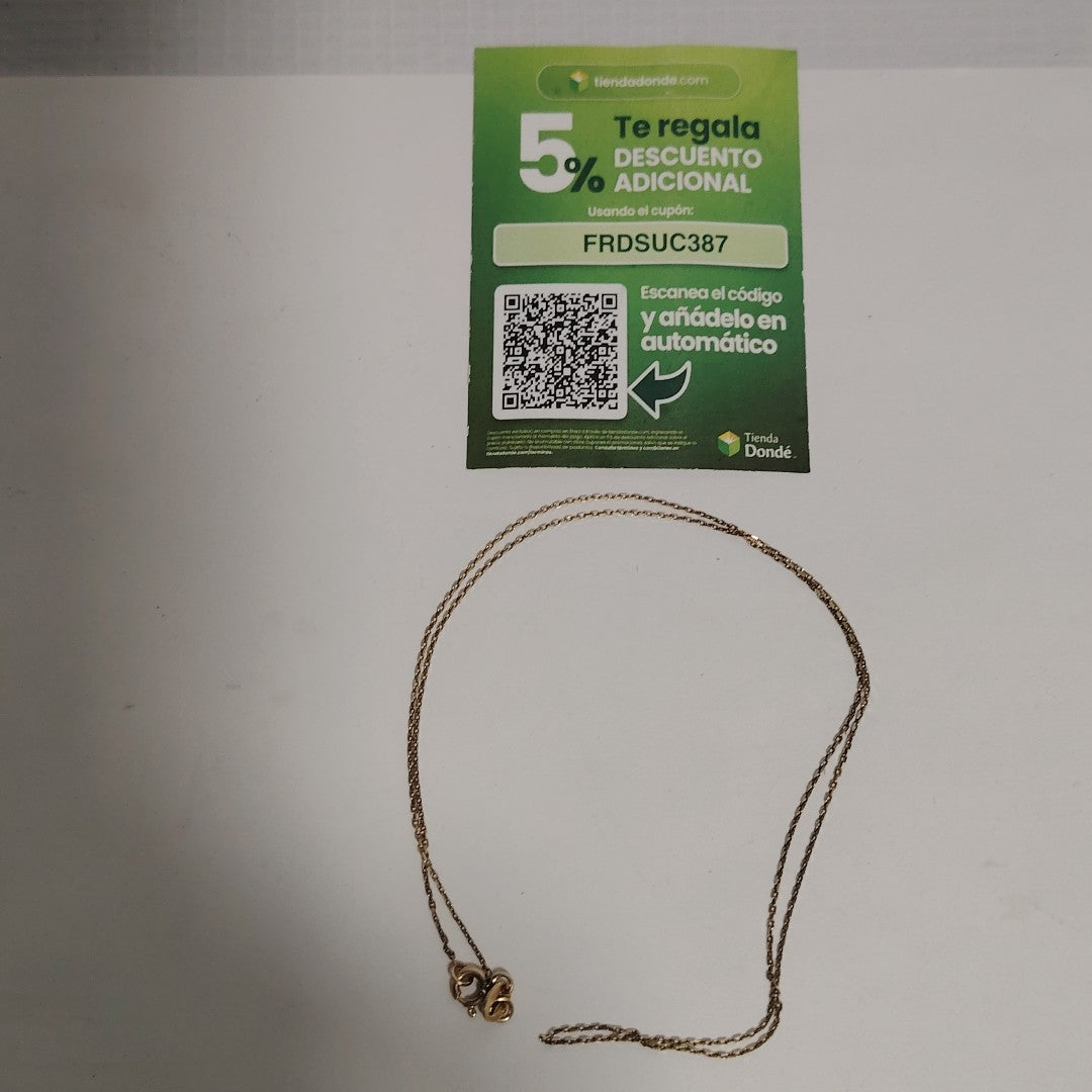 CADENA ORO 10 K 1,20 GRMS (SEMINUEVO)