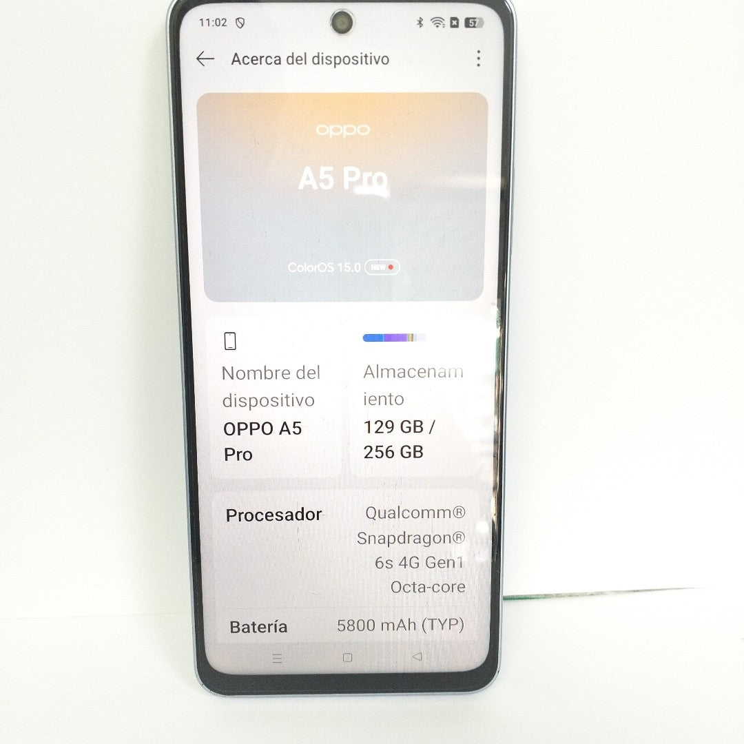 CELULAR OPPO A5 PRO CPH2711 (2025) 256 GB 8 GB RAM (SEMINUEVO)