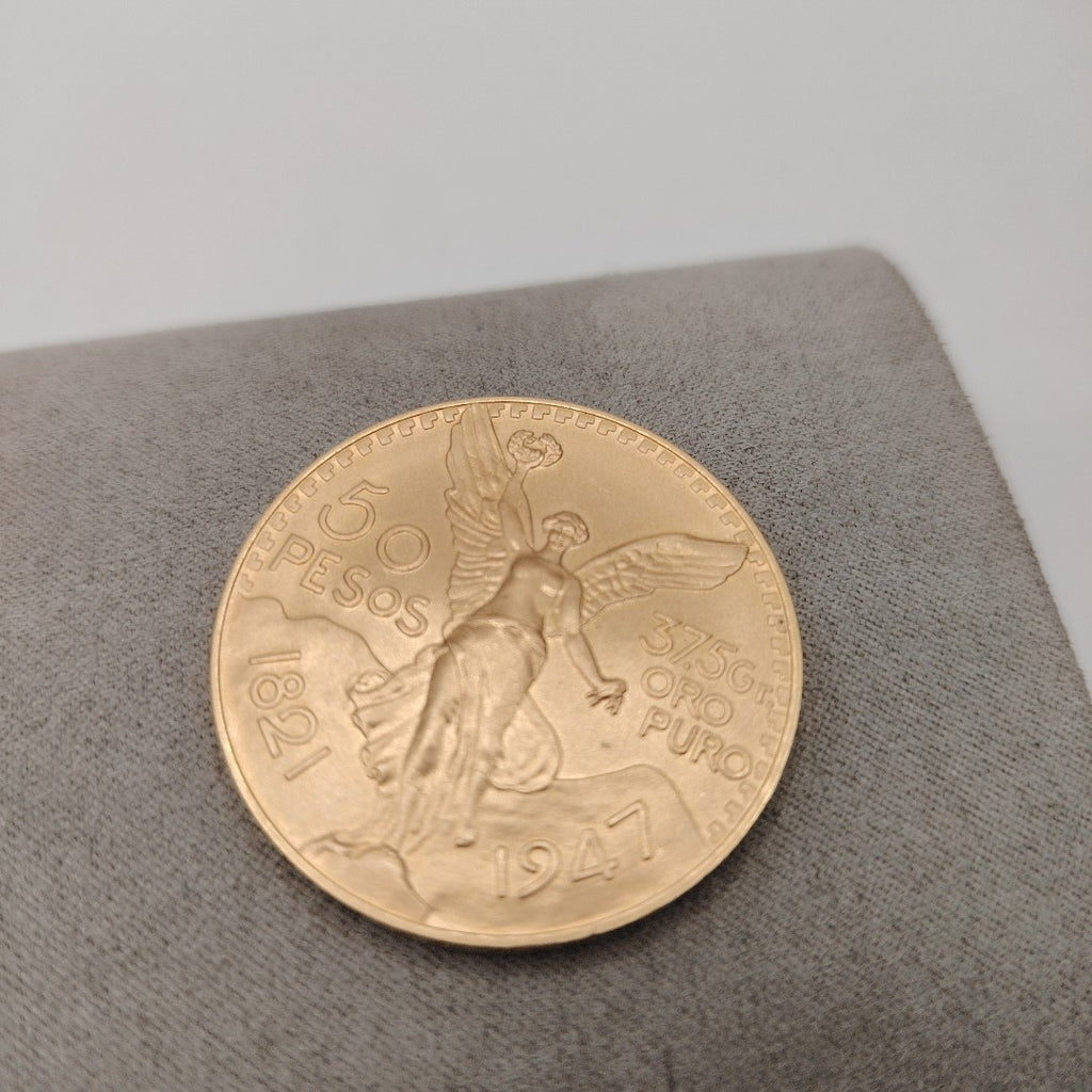 K1 41.6 GRMS 21 K IDENTIFICACIÓN MONEDA NOMINATIVA MONEDAS PESOS 50 PESOS (SEMINUEVO)