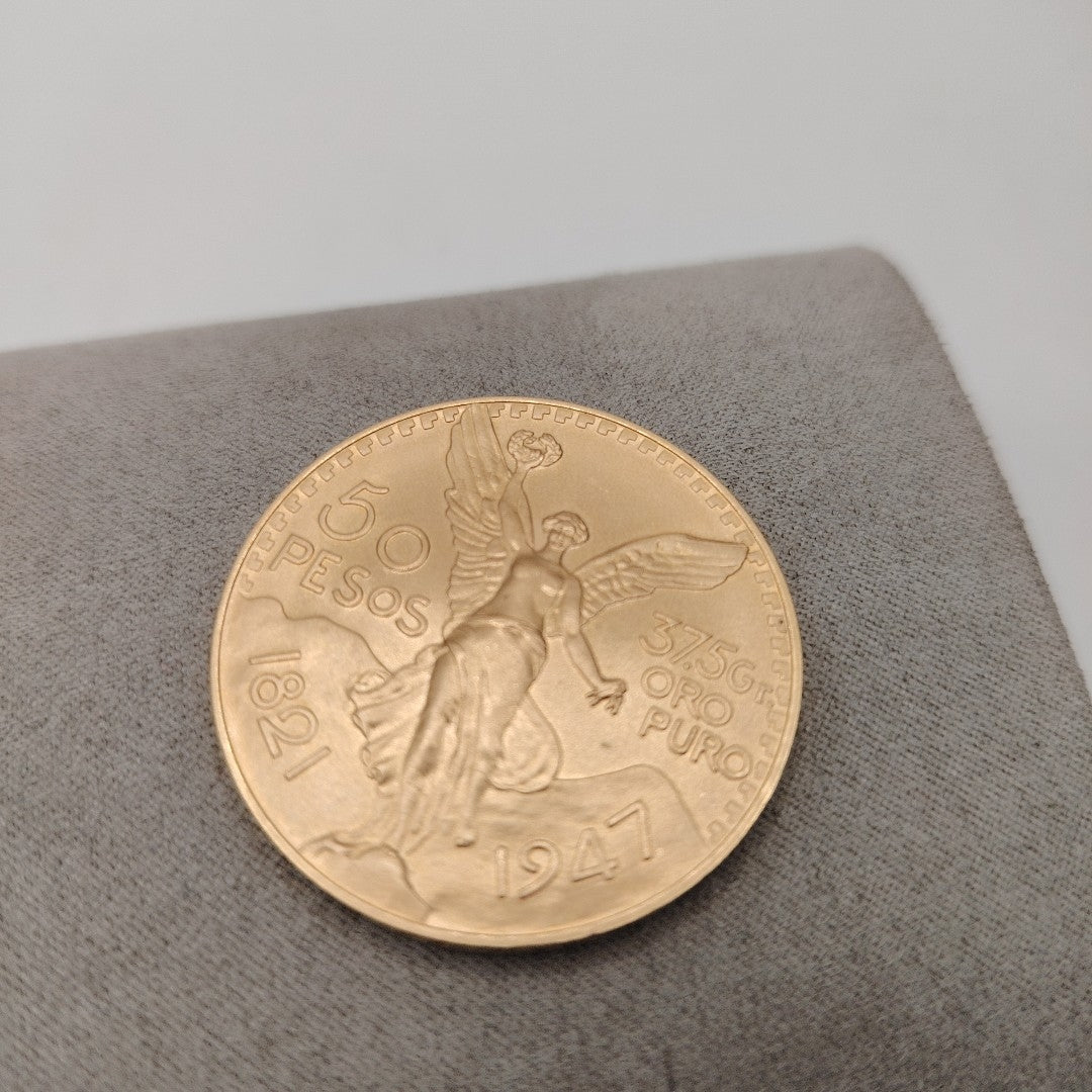 K1 41.6 GRMS 21 K IDENTIFICACIÓN MONEDA NOMINATIVA MONEDAS PESOS 50 PESOS (SEMINUEVO)